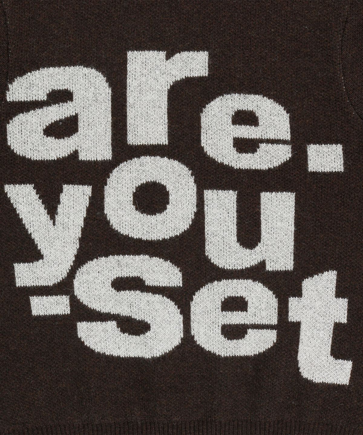 더콜디스트모먼트(THE COLDEST MOMENT) TCM are knit (brown)