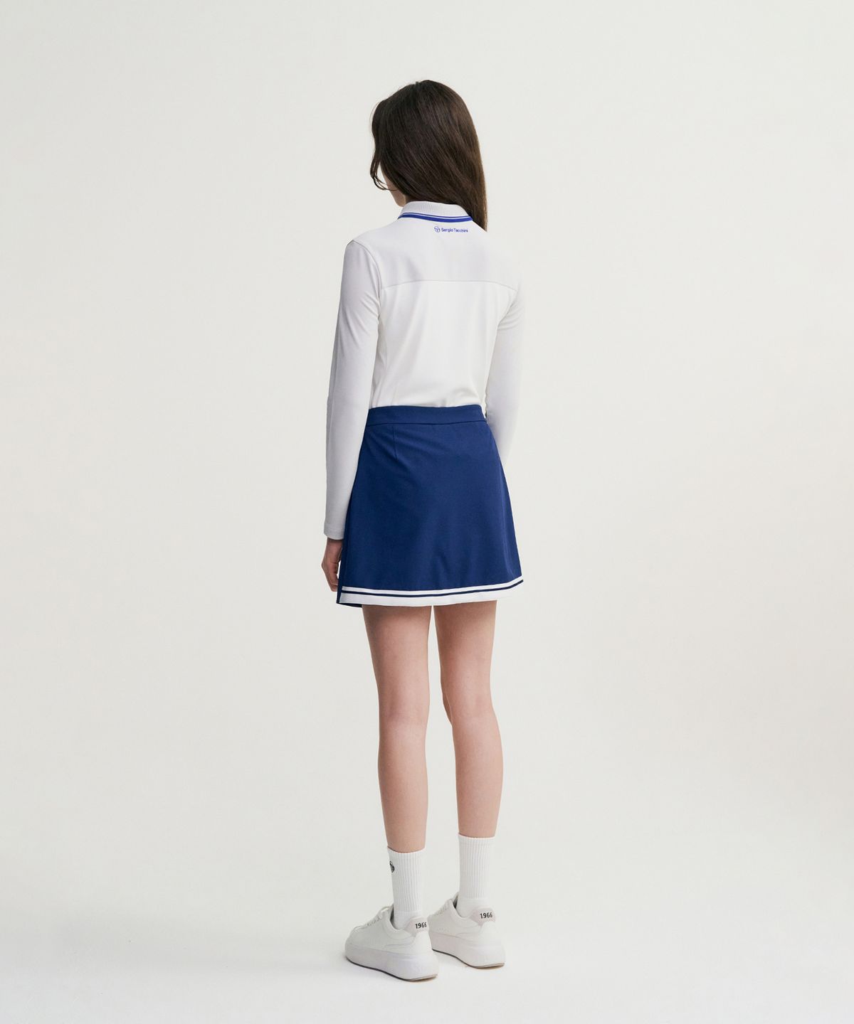 세르지오 타키니(SERGIO TACCHINI) W 고트 피케 긴팔 폴로 (White)