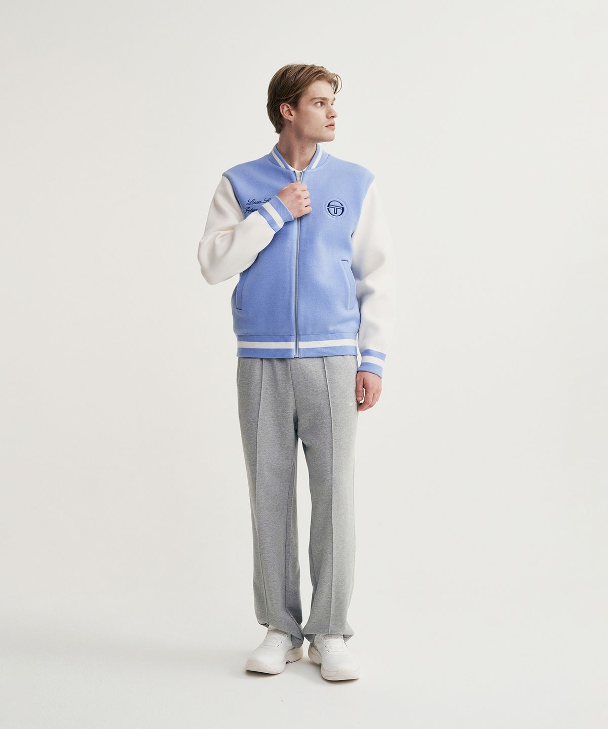 세르지오 타키니(SERGIO TACCHINI) M 프레피 바시티 가디건 (L.Blue)