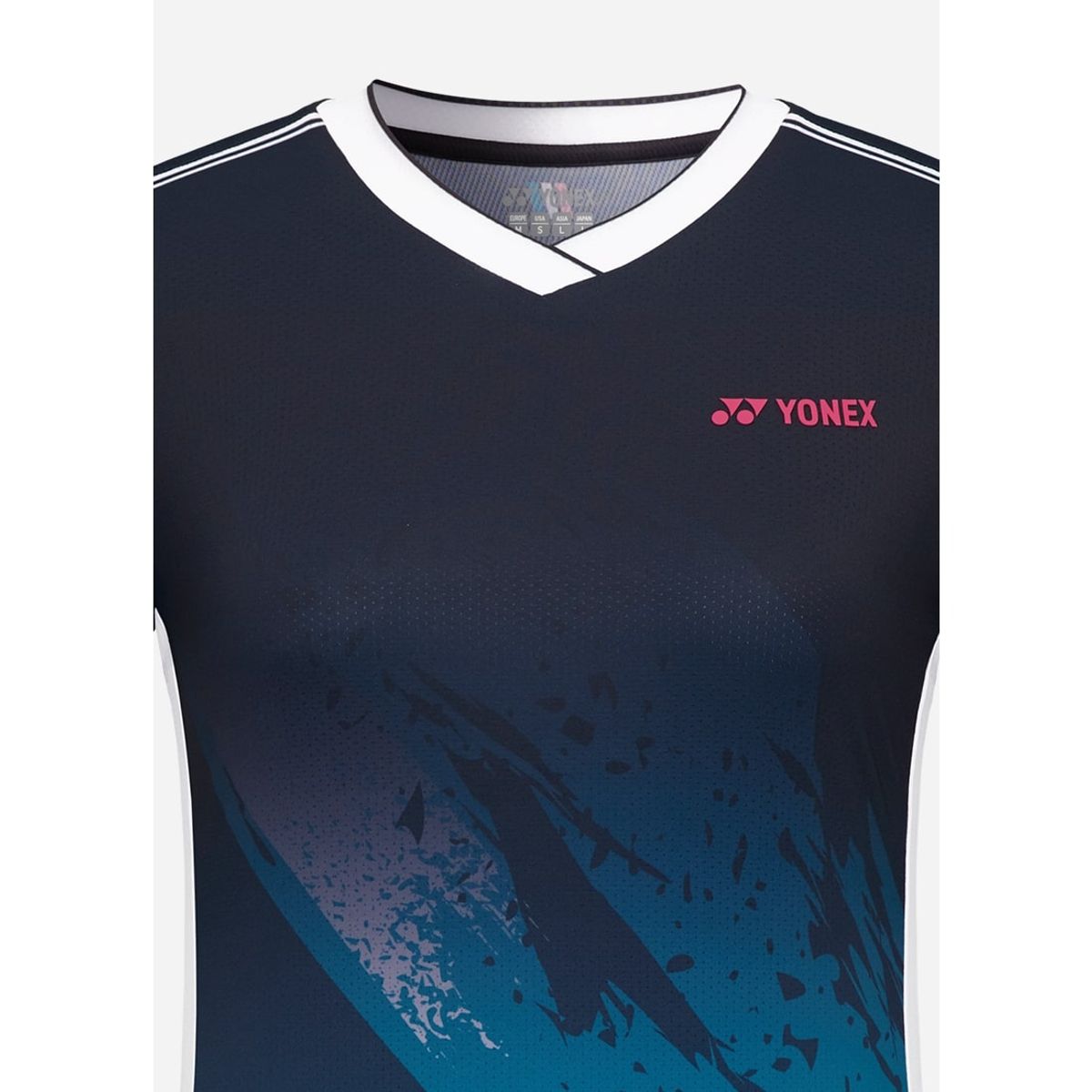 요넥스(YONEX) 243TS012F 블랙 여성용 배색 포인트 게임웨어