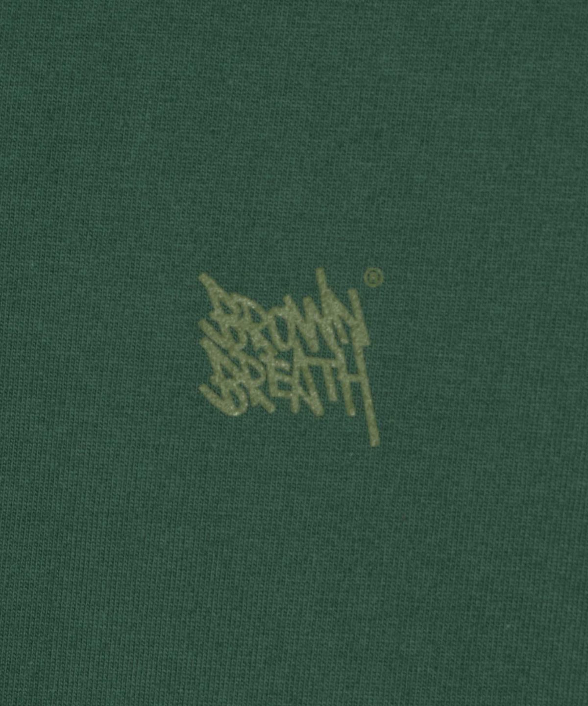 브라운브레스(BROWNBREATH) TAG LONGSLEEVE - DARK GREEN