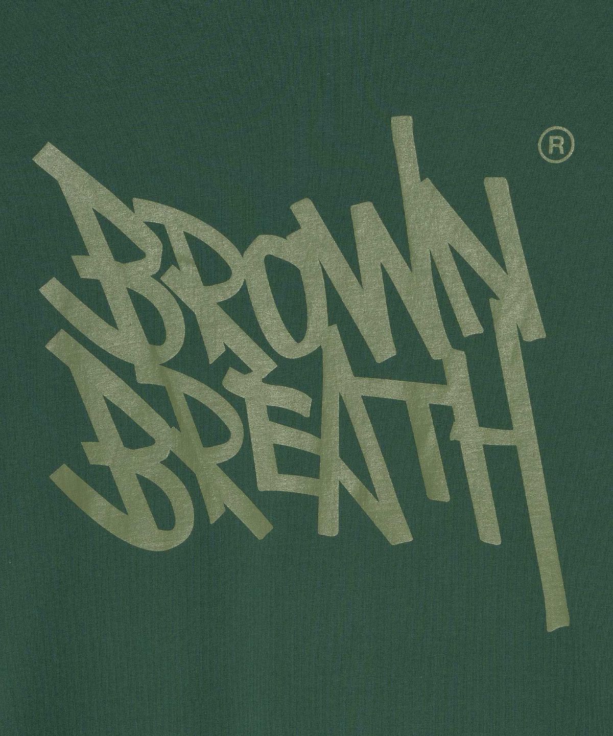 브라운브레스(BROWNBREATH) TAG LONGSLEEVE - DARK GREEN