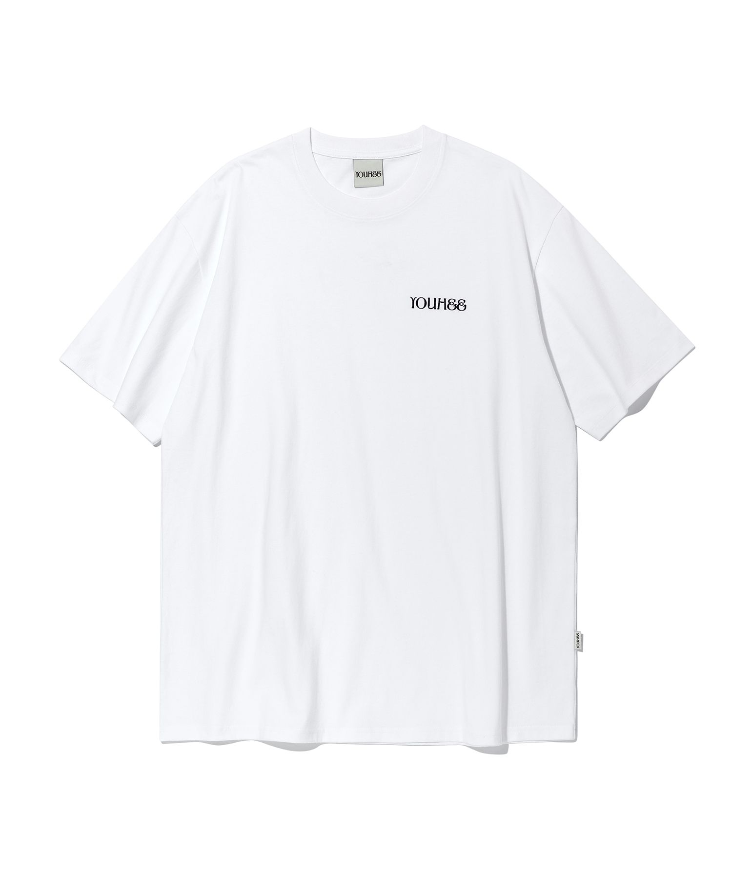 ★送料・関税込★YOUHEE★BASIC LOGO T-SHIRTS★ MUSINSA公式 | YOUHEE YOUHEE SMALL LOGO T-SHIRTS WHITE