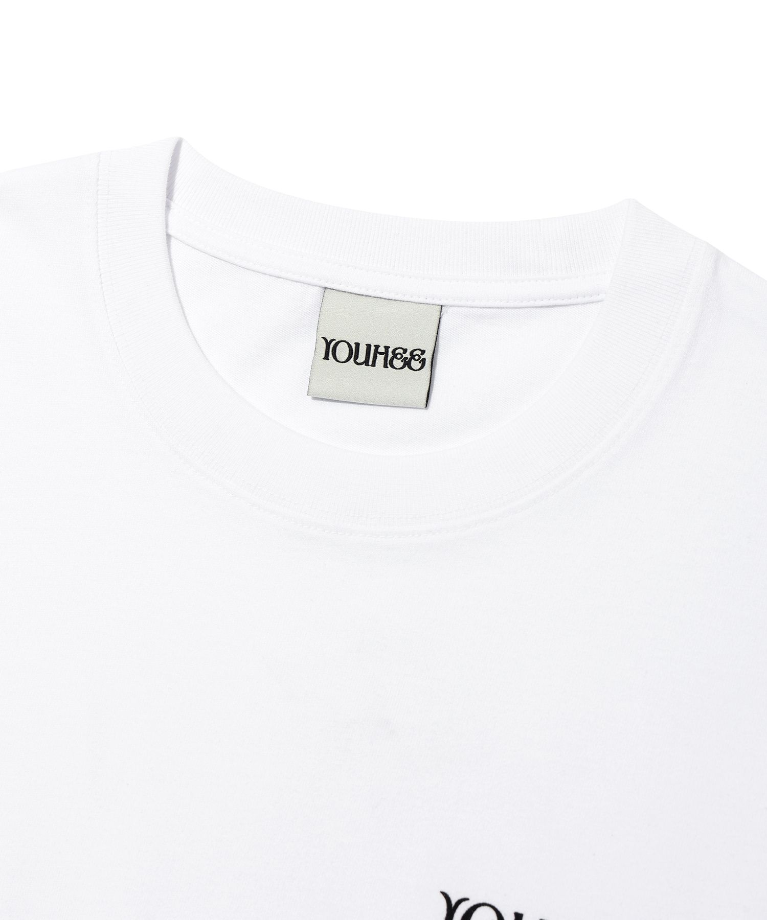 ★送料・関税込★YOUHEE★BASIC LOGO T-SHIRTS★ MUSINSA公式 | YOUHEE BASIC LOGO T-SHIRTS WHITE