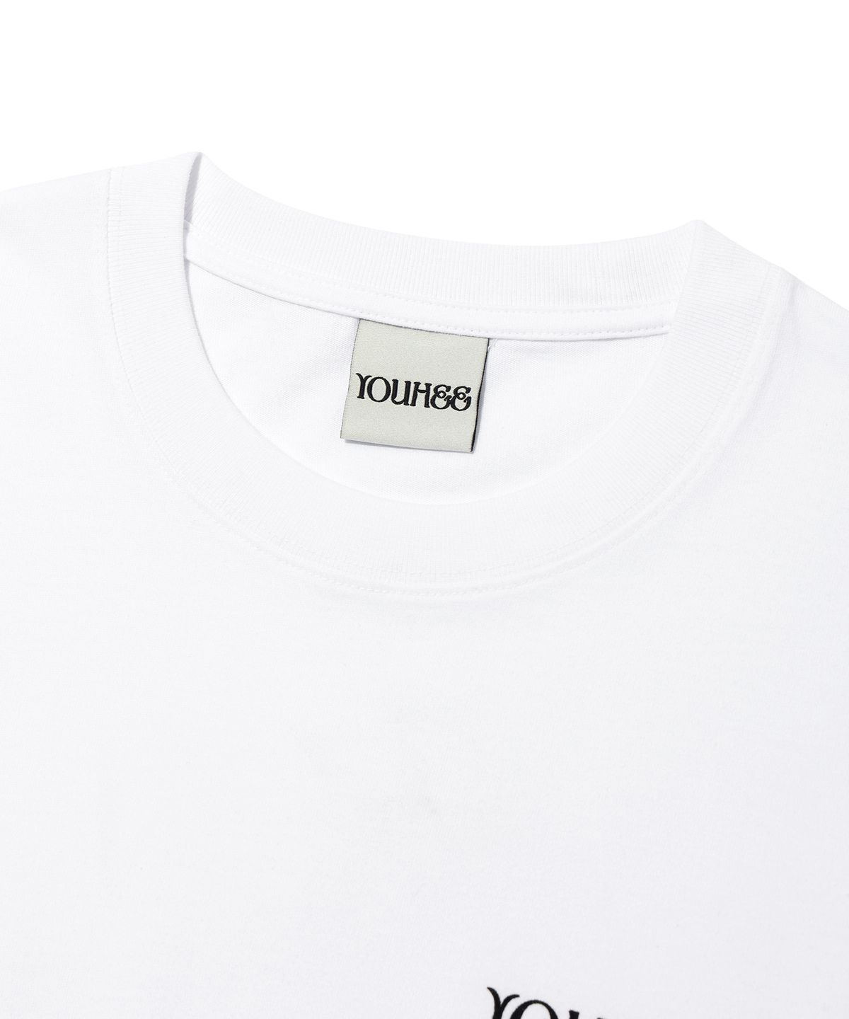 유희(YOUHEE) YOUHEE SMALL LOGO T-SHIRTS WHITE