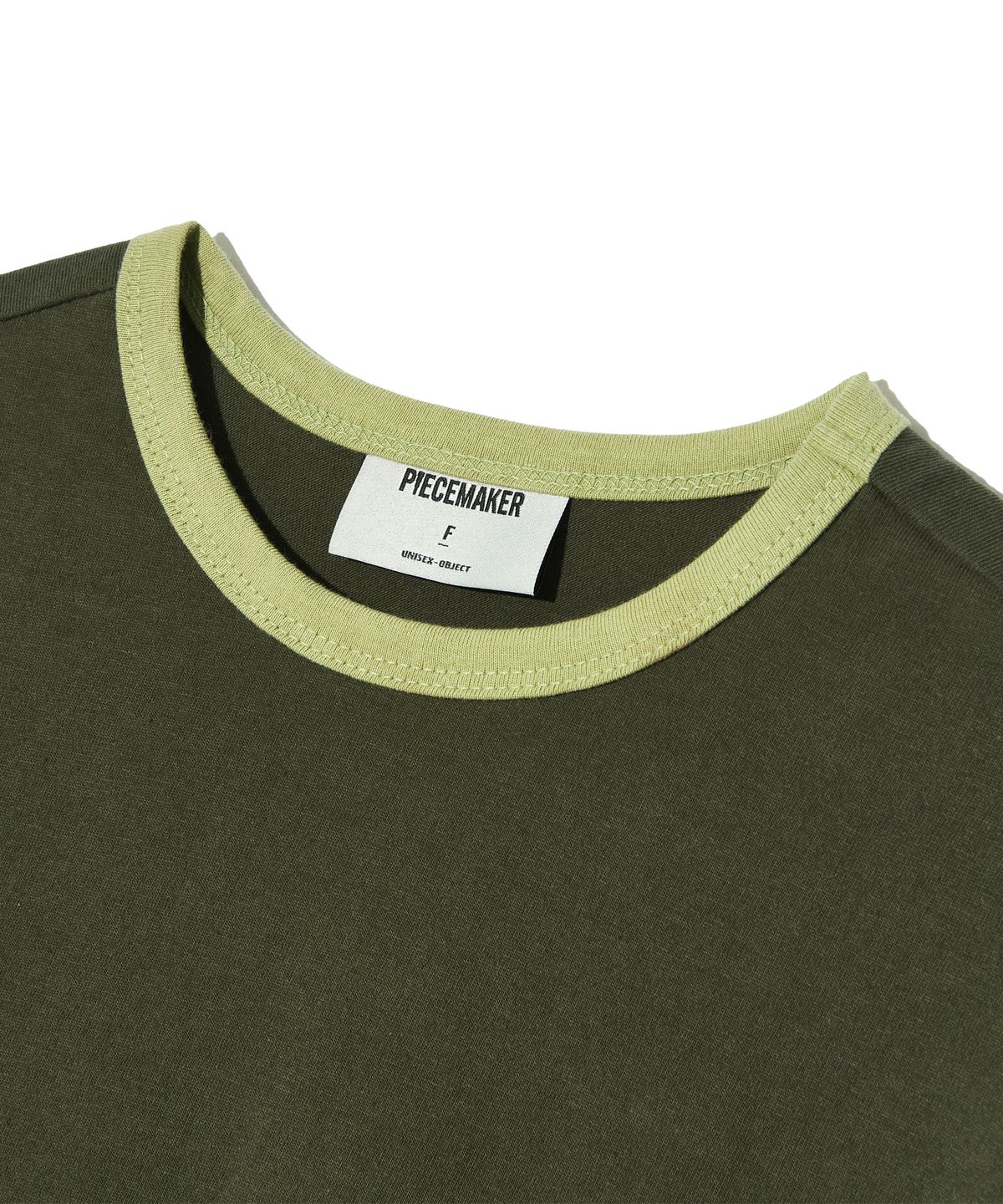 피스메이커(PIECE MAKER) FINGER PRINT RINGER TEE (KHAKI)