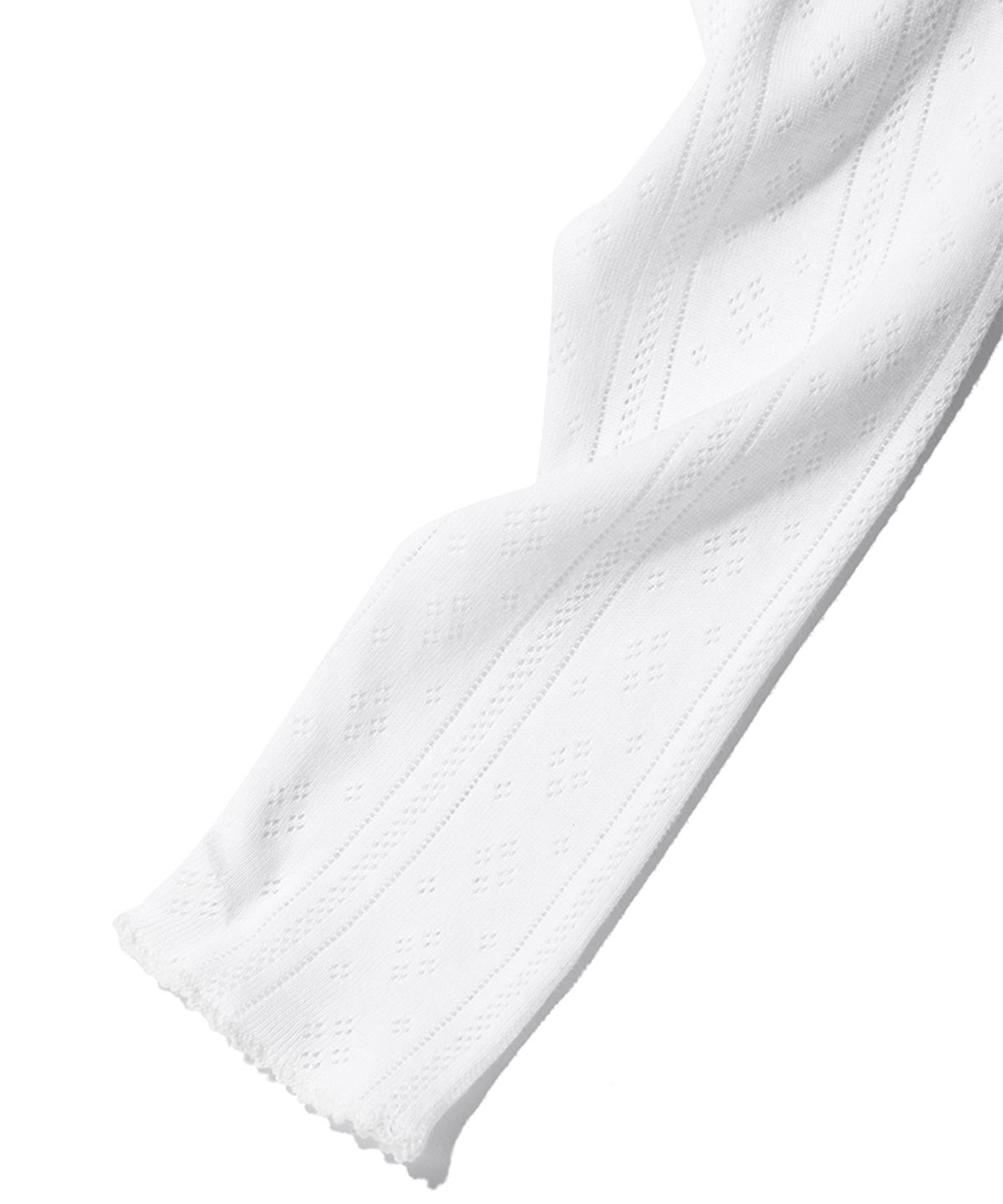 유희(YOUHEE) EYELET COLLAR CARDIGAN WHITE