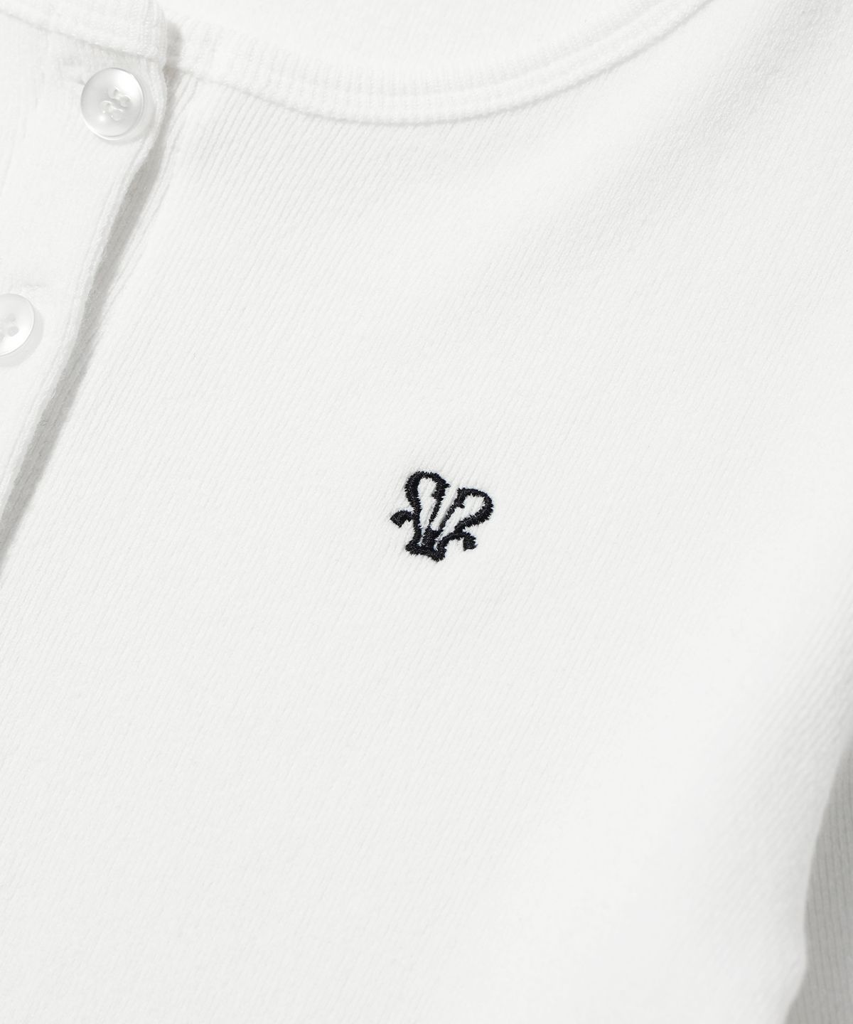 유희(YOUHEE) YOUHEE SYMBOL SET UP CARDIGAN WHITE