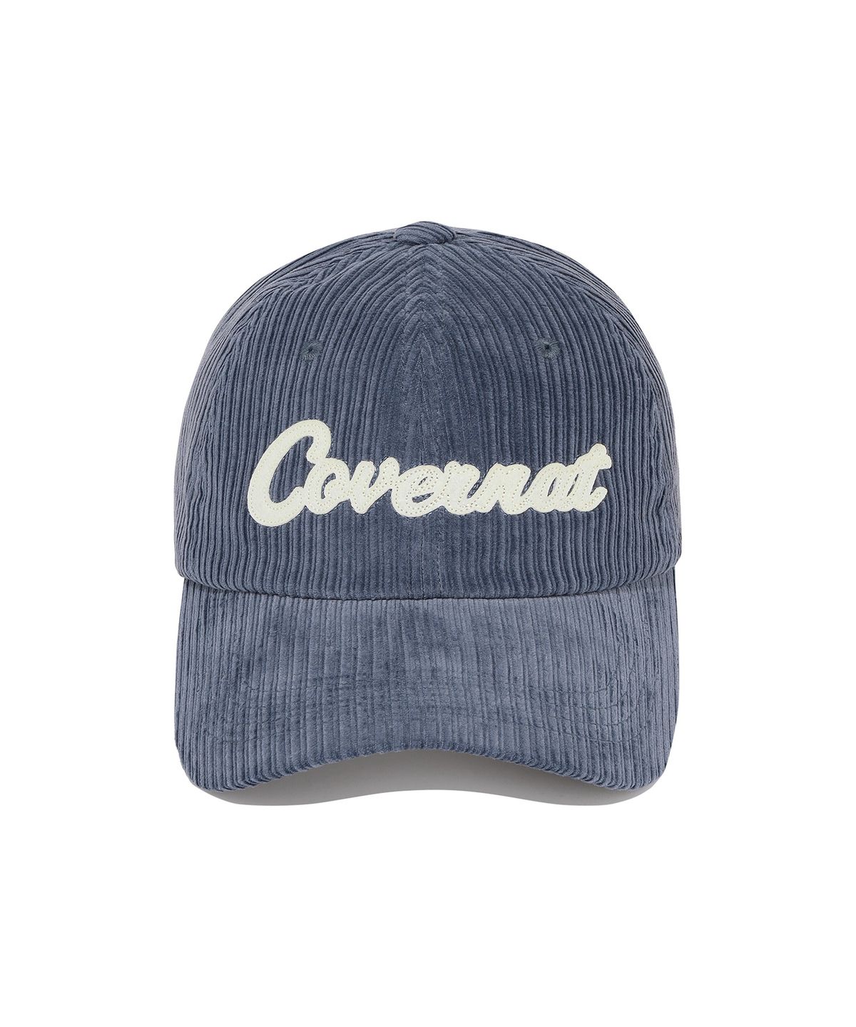 커버낫(COVERNAT) 어센틱 아플리케 코듀로이 볼캡 네이비