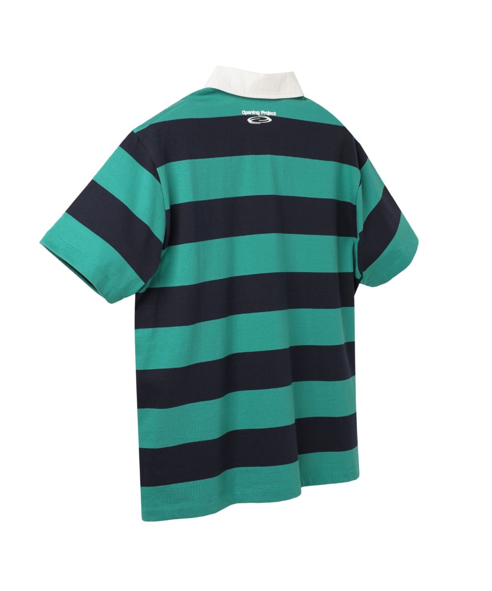 ☆人気【Opening Project】☆W IDENTITY STRIPE COLLAR T SHIR.T MUSINSA | OPENING PROJECT Identity Stripe Collar Half T