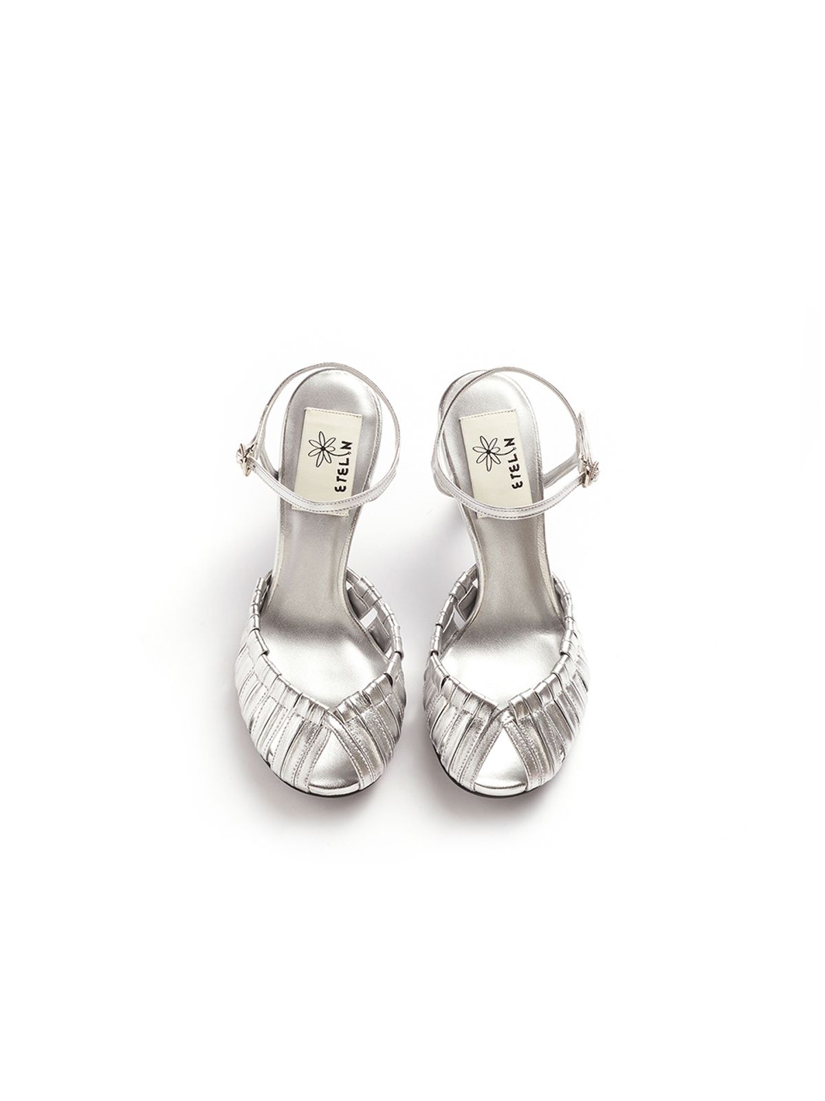 에뗄린(ETELIN) Sunny Multi Strap Sandals - Silver