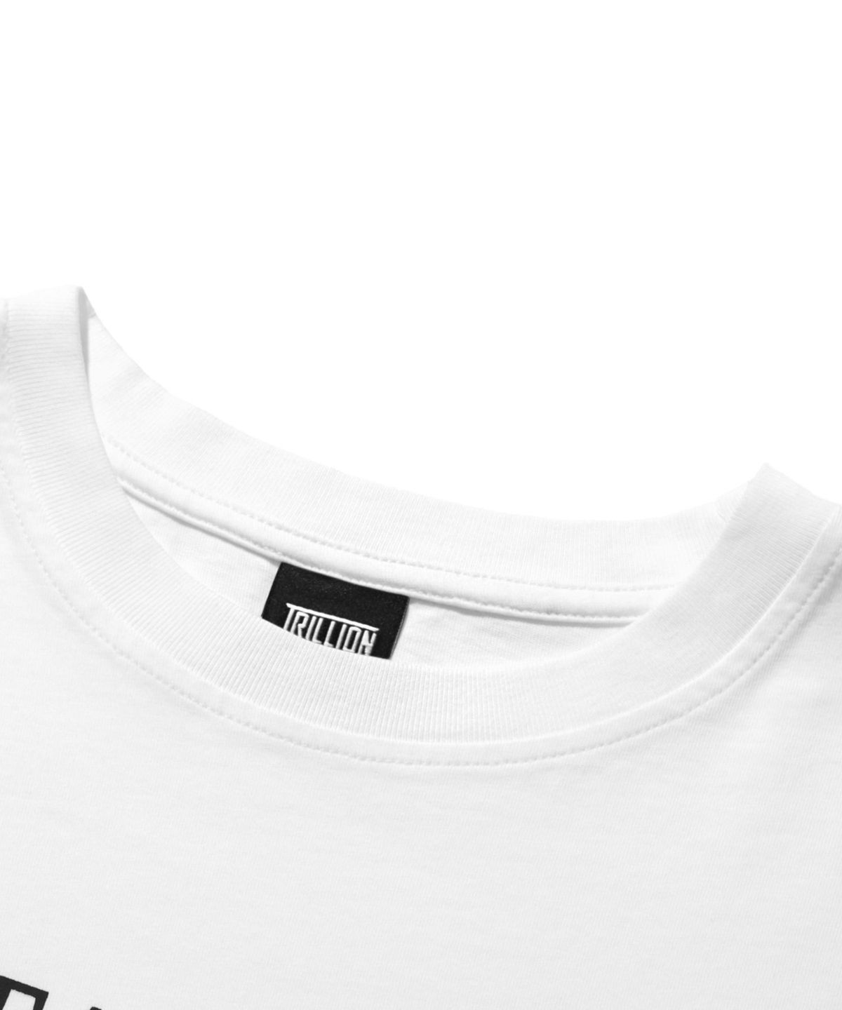 트릴리온(TRILLION) 스케이트보드 피그먼트 그래픽 롱 슬리브 (WHITE)