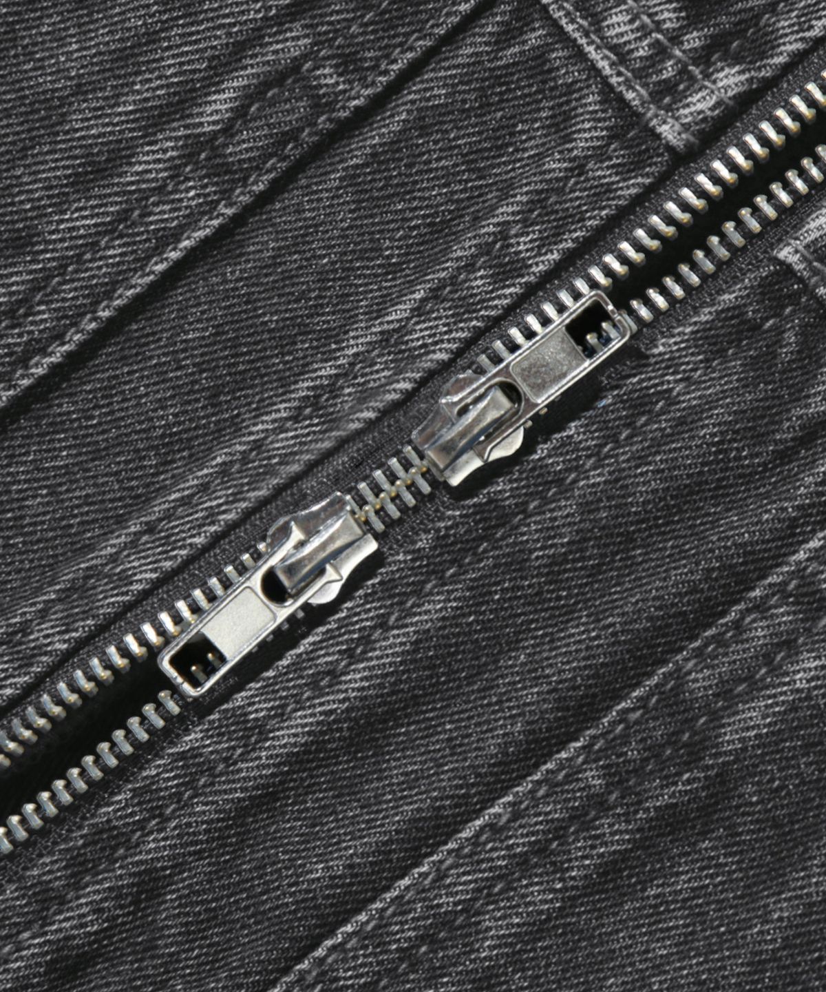 트릴리온(TRILLION) 코듀로이 카라 데님 집업 워크 자켓 (LIGHT GRAY)