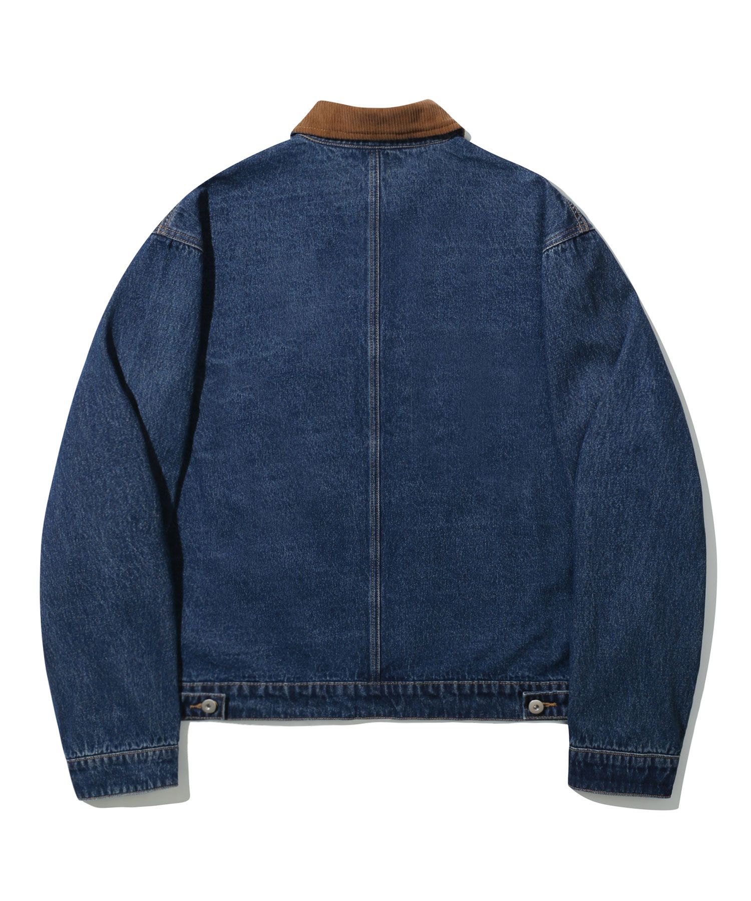 [TRILLION] Corduroy Collar Suede Zip Up Work Jacket /追跡付 MUSINSA | TRILLION Corduroy collar suede zip-up work jacket