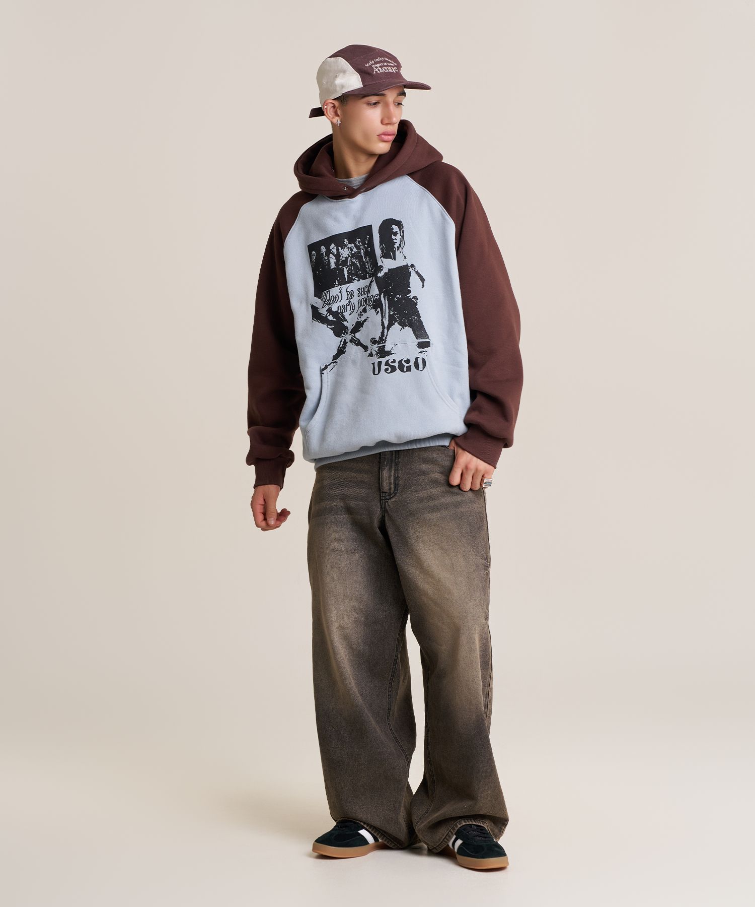 MUSINSA公式 | SUPERSUB Domingo Washed Wide Denim Pants