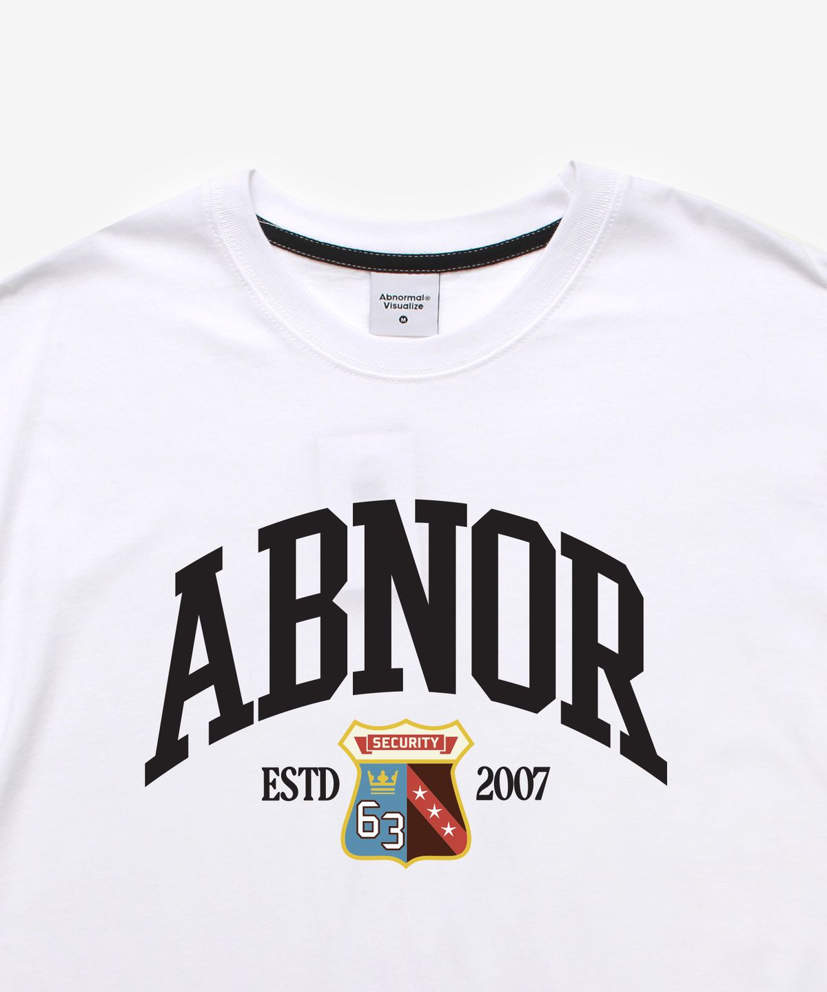 앱놀머씽(ABNORMALTHING) ATC 쉴드 티셔츠 화이트 (ATC SHIELD T-SHIRT WHITE)