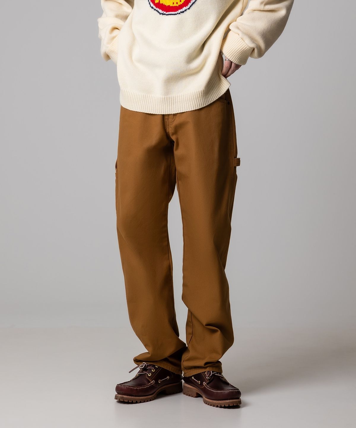 디키즈(DICKIES) 1939 덕 캔버스 카펜터 팬츠 Brown Duck