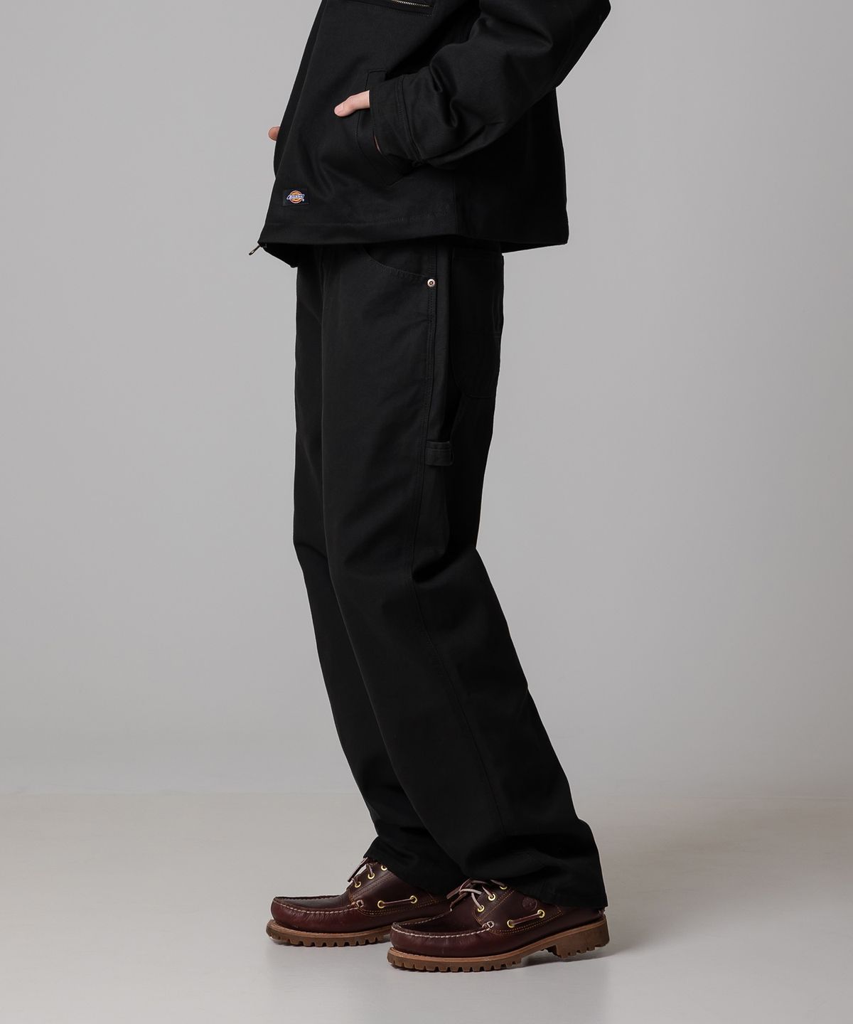 디키즈(DICKIES) 1939 덕 캔버스 카펜터 팬츠 Black