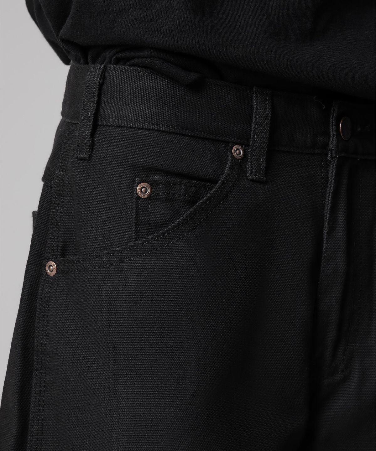 디키즈(DICKIES) 1939 덕 캔버스 카펜터 팬츠 Black