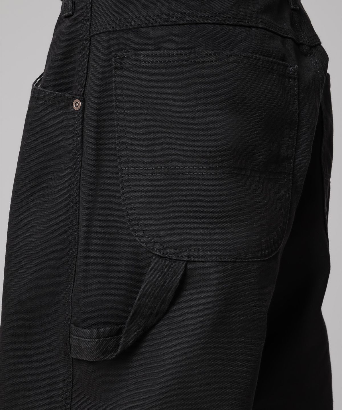디키즈(DICKIES) 1939 덕 캔버스 카펜터 팬츠 Black