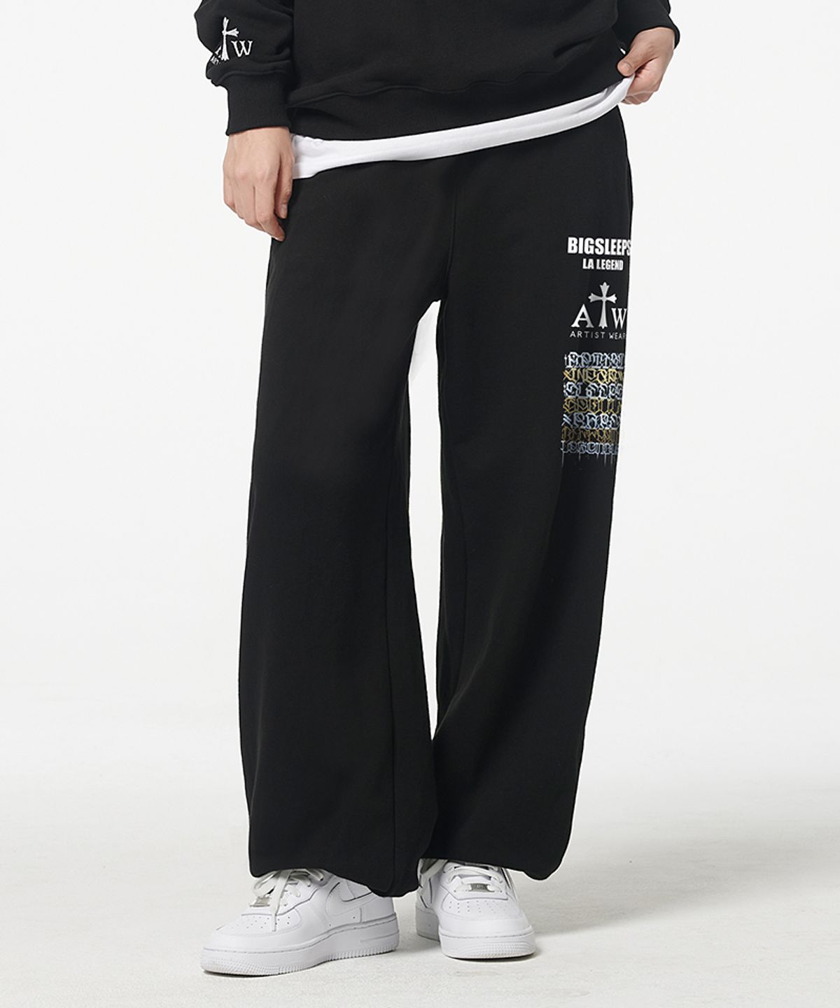 아티스트웨어(ARTISTWEAR) [ATW X BIG SLEEPS] LA LEGEND 와이드조거팬츠