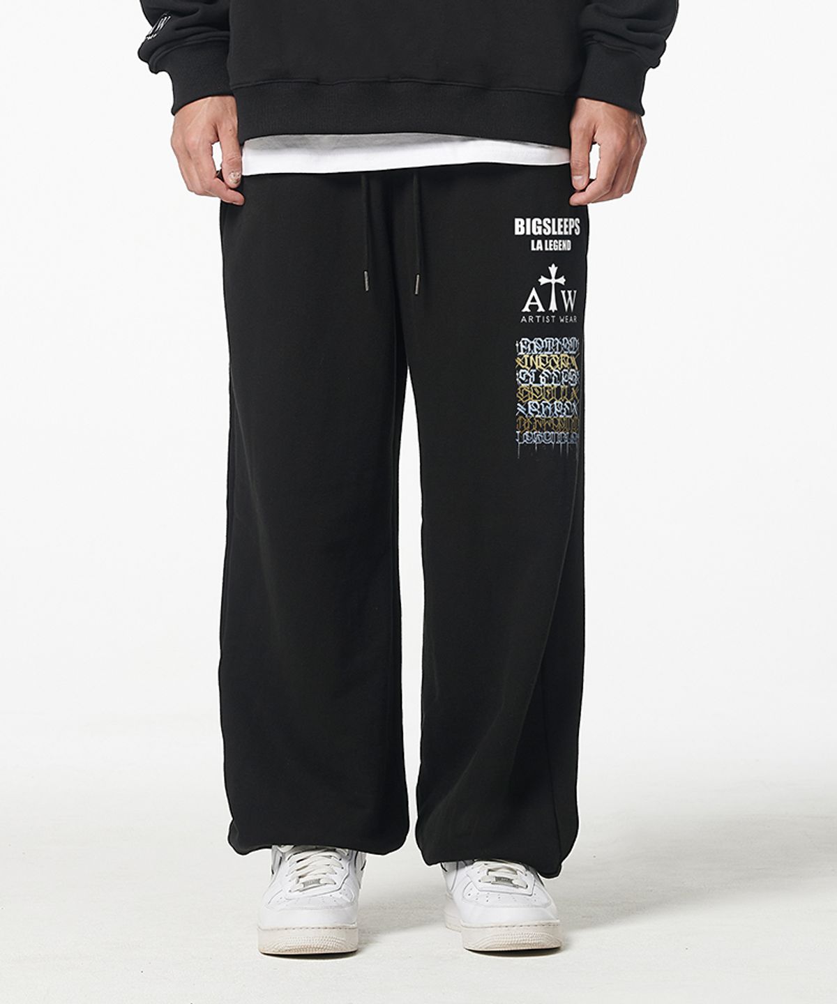 아티스트웨어(ARTISTWEAR) [ATW X BIG SLEEPS] LA LEGEND 와이드조거팬츠