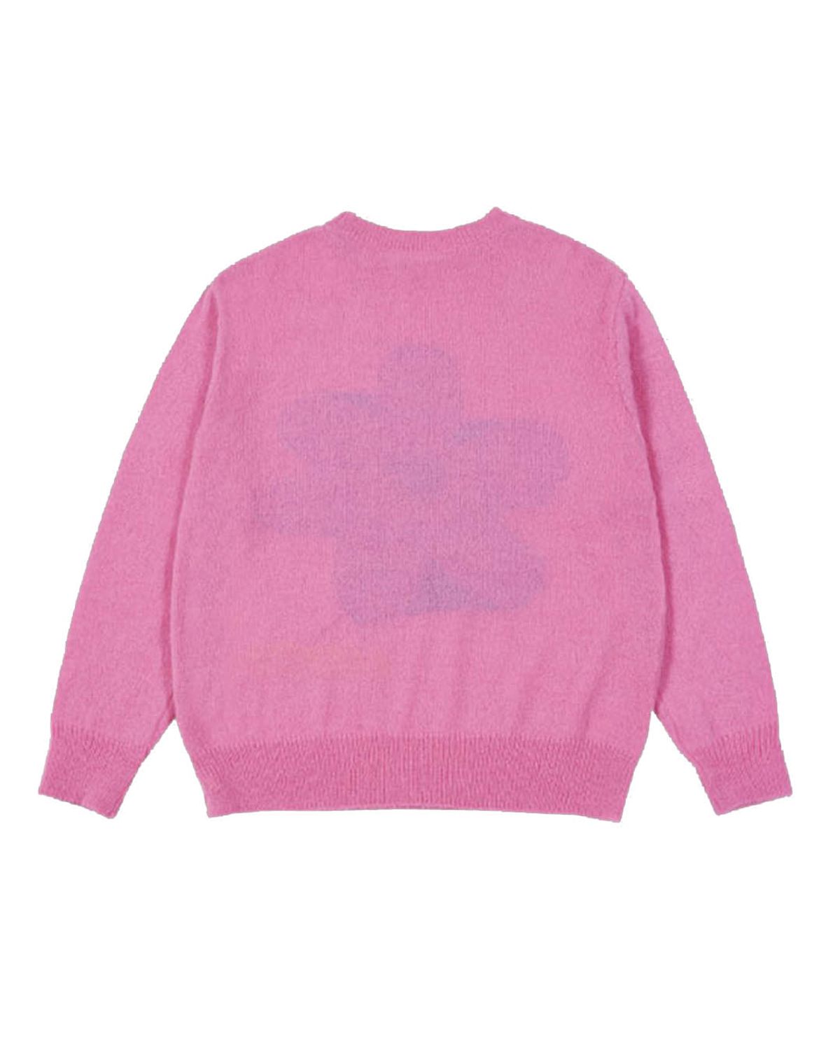 더뮤지엄비지터(THEMUSEUMVISITOR) FLOWER JACQUARD SUMMER KNIT (PINK)