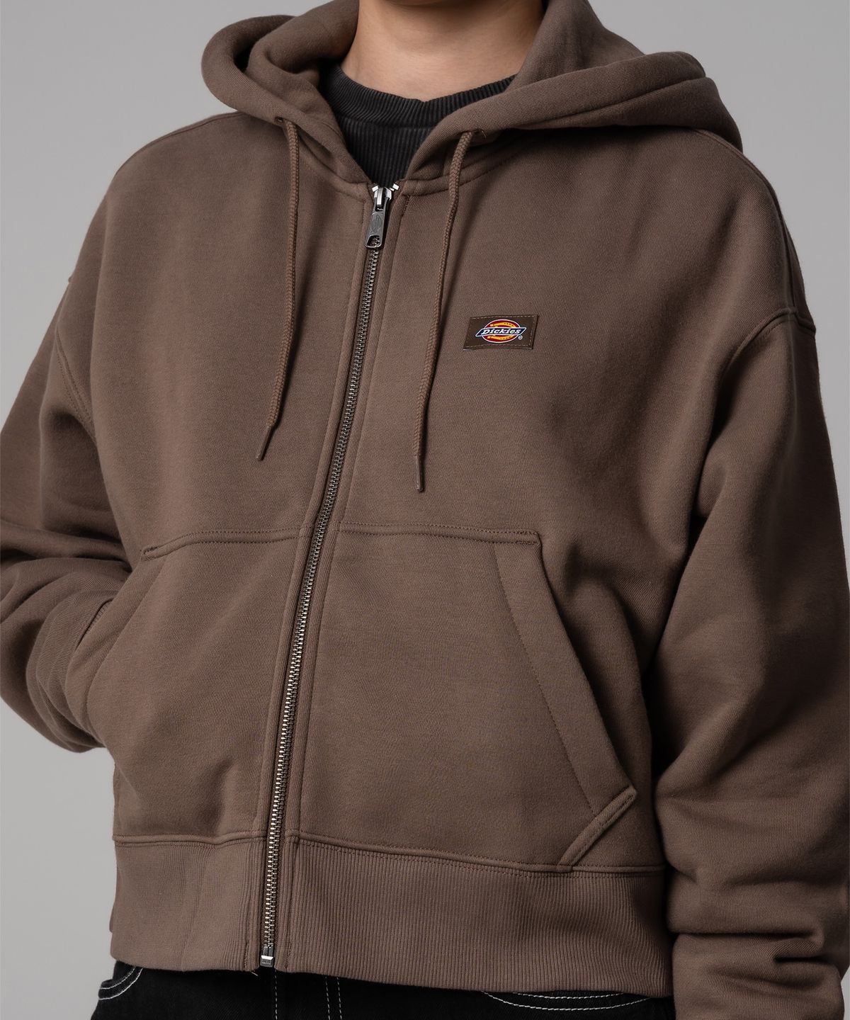 디키즈(DICKIES) 오크포트 후드 집업 Mushroom