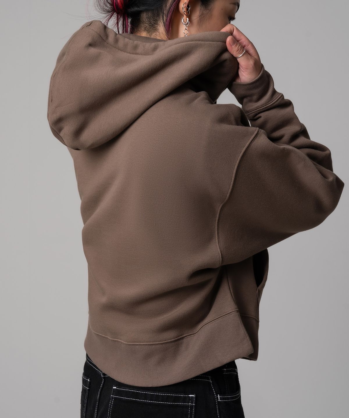 디키즈(DICKIES) 오크포트 후드 집업 Mushroom