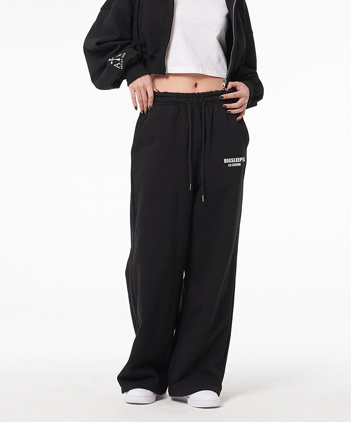 아티스트웨어(ARTISTWEAR) [ATW X BIG SLEEPS] LA LEGEND 와이드밴딩팬츠