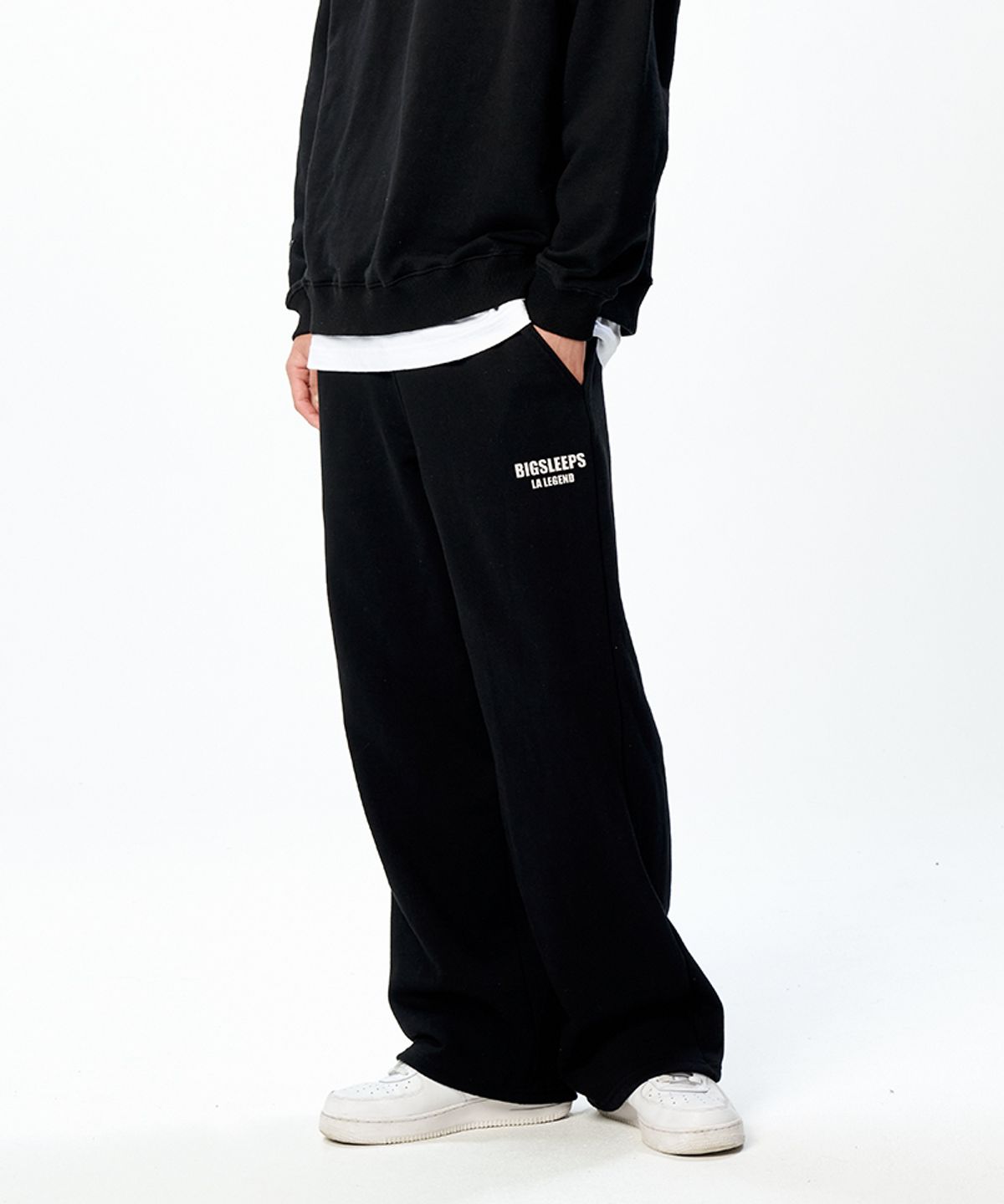 아티스트웨어(ARTISTWEAR) [ATW X BIG SLEEPS] LA LEGEND 와이드밴딩팬츠