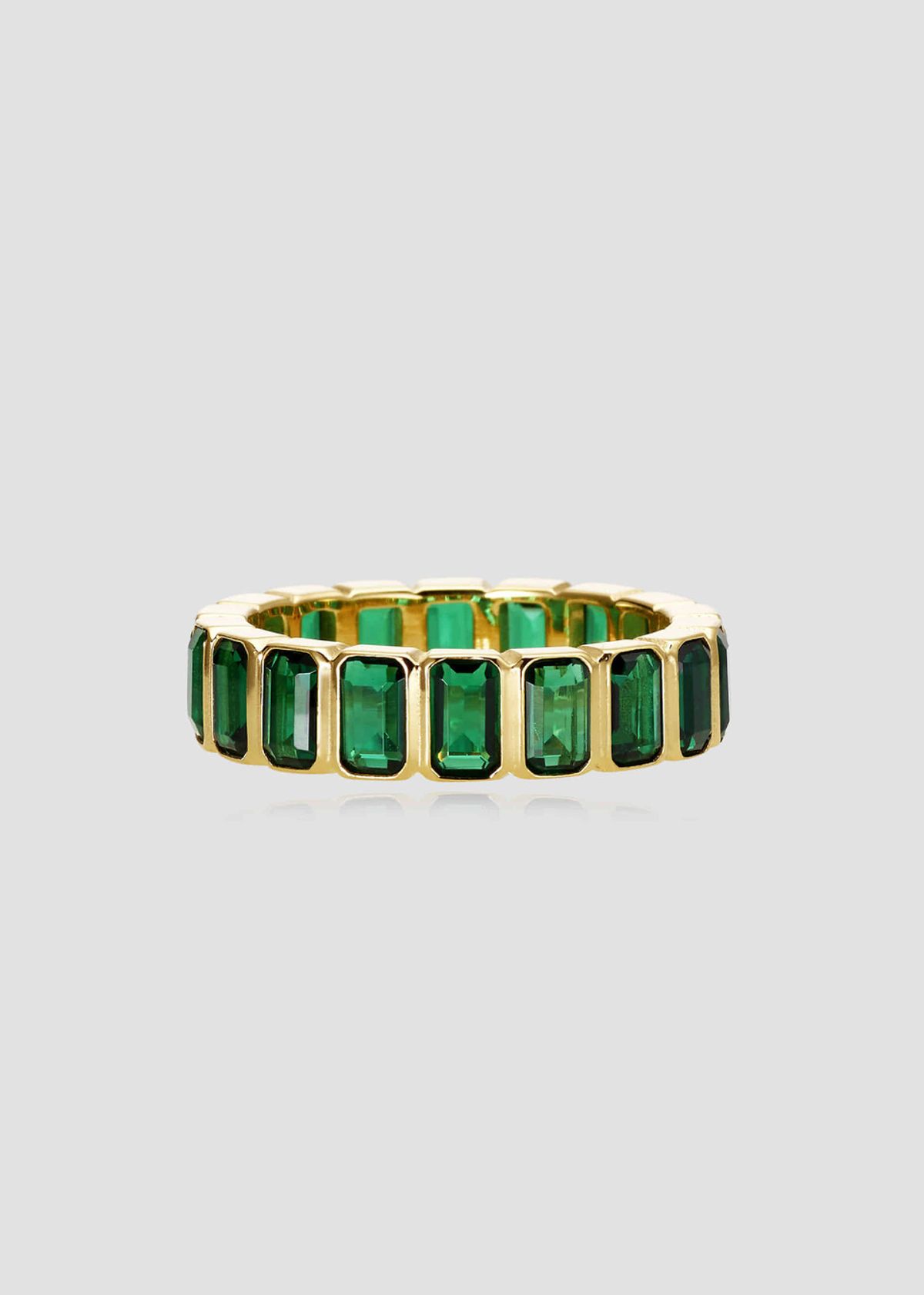 아논(ANON) Emerald Green Bezel Ring