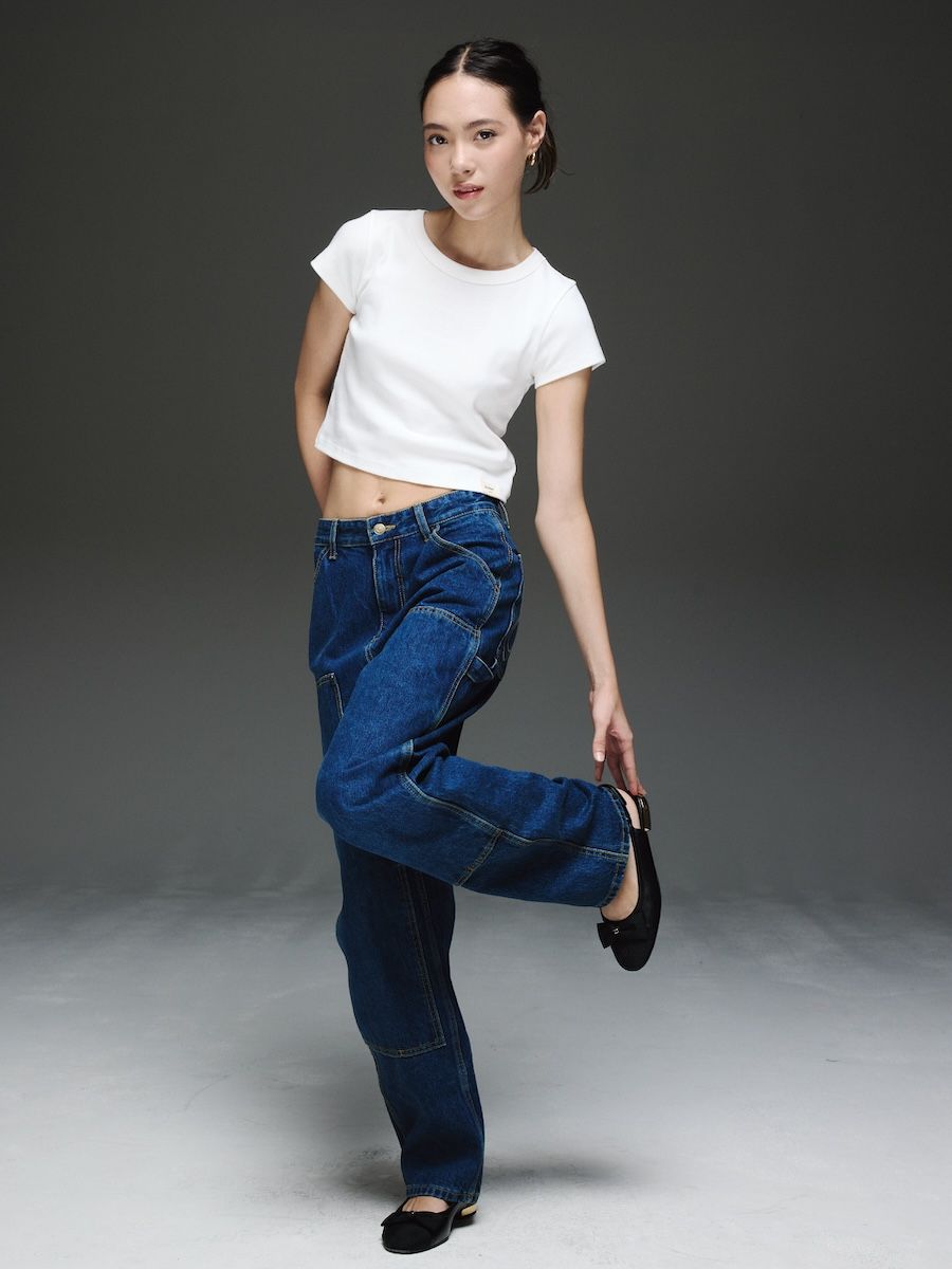 ★GLOWNY★ G CREW NECK TEE WHITE MUSINSA | GLOWNY G CREW NECK TEE (WHITE)