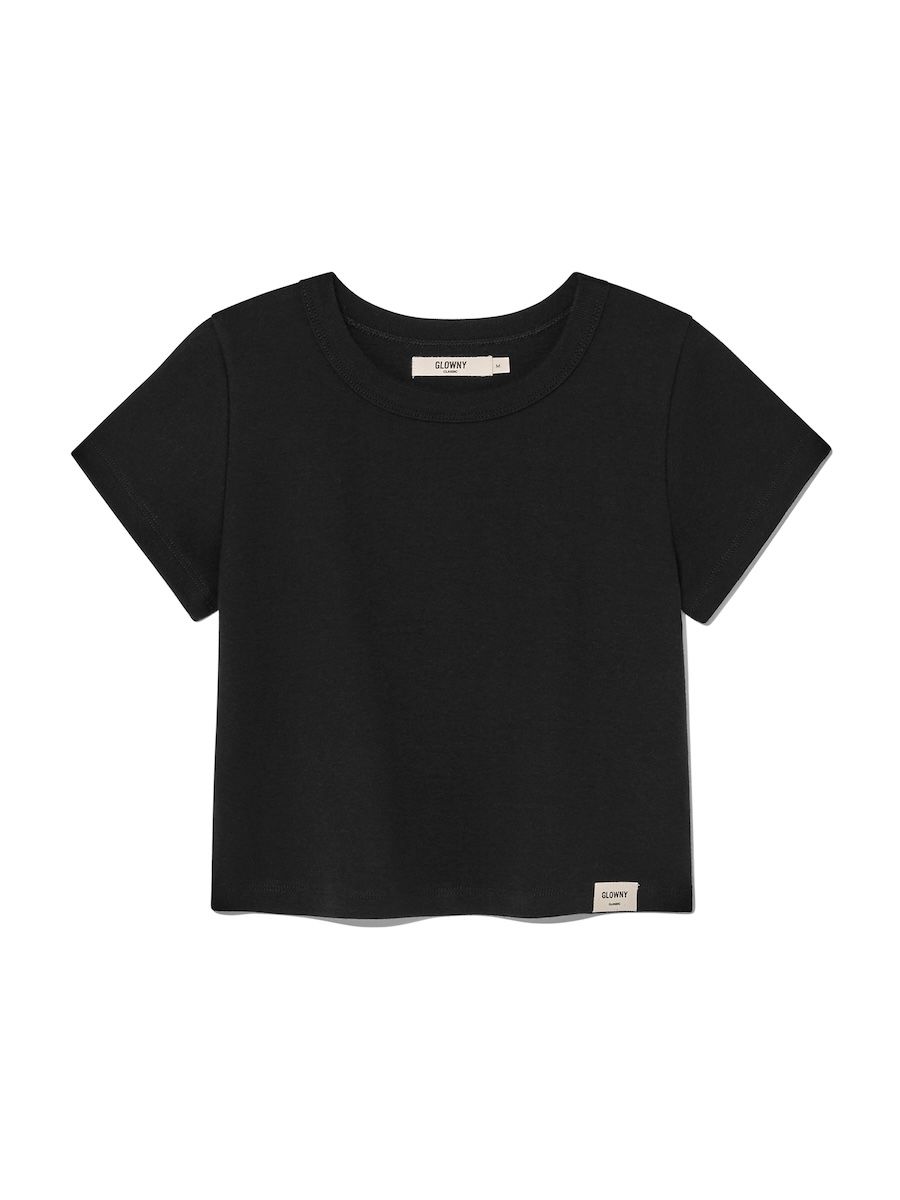 ★GLOWNY★ G COMFORT MINI TEE BLACK MUSINSA | GLOWNY G COMFORT MINI TEE (BLACK)