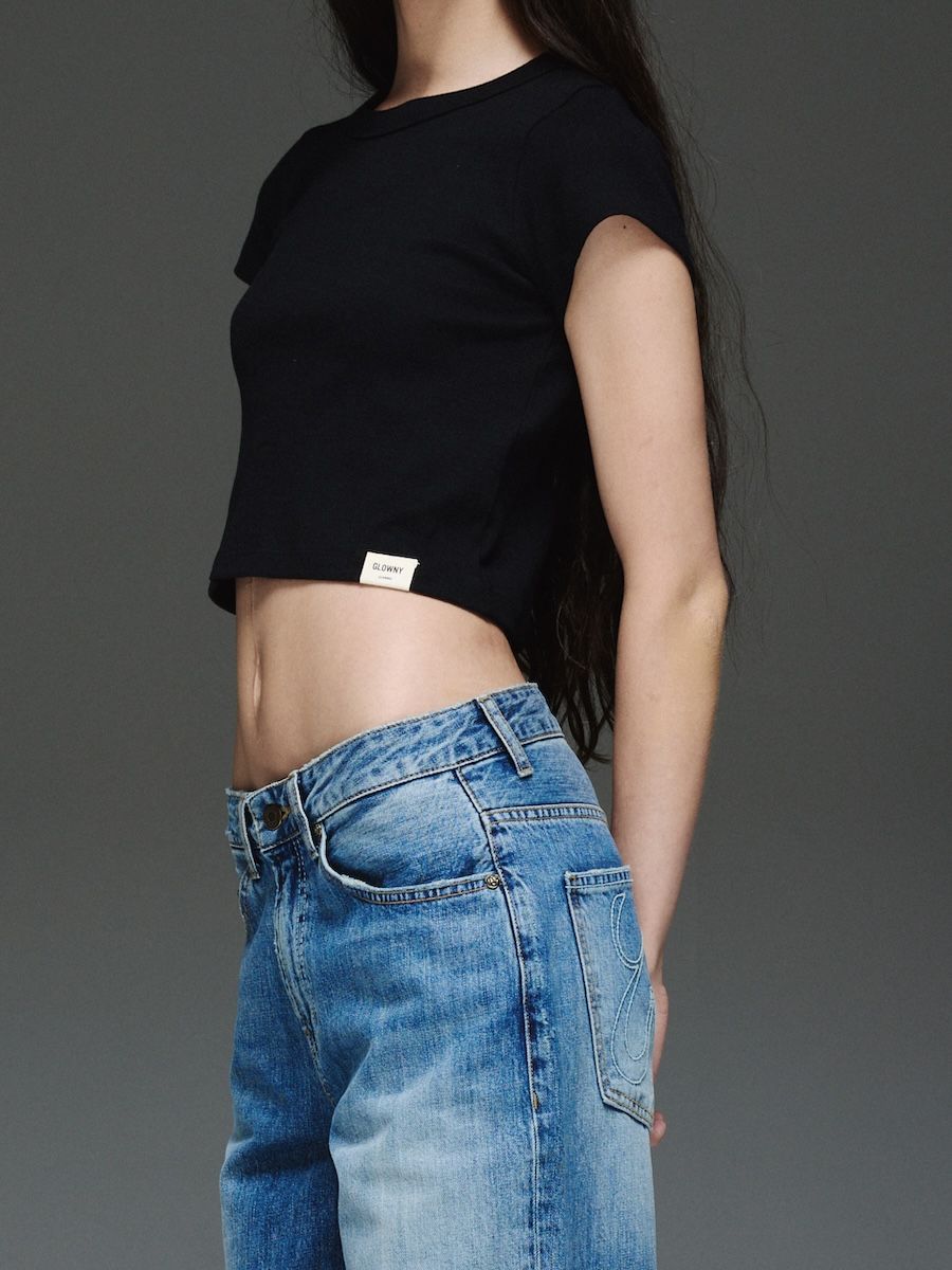 【glowny】G COMFORT MINI TEE MUSINSA公式 | GLOWNY G COMFORT MINI TEE (BLACK)