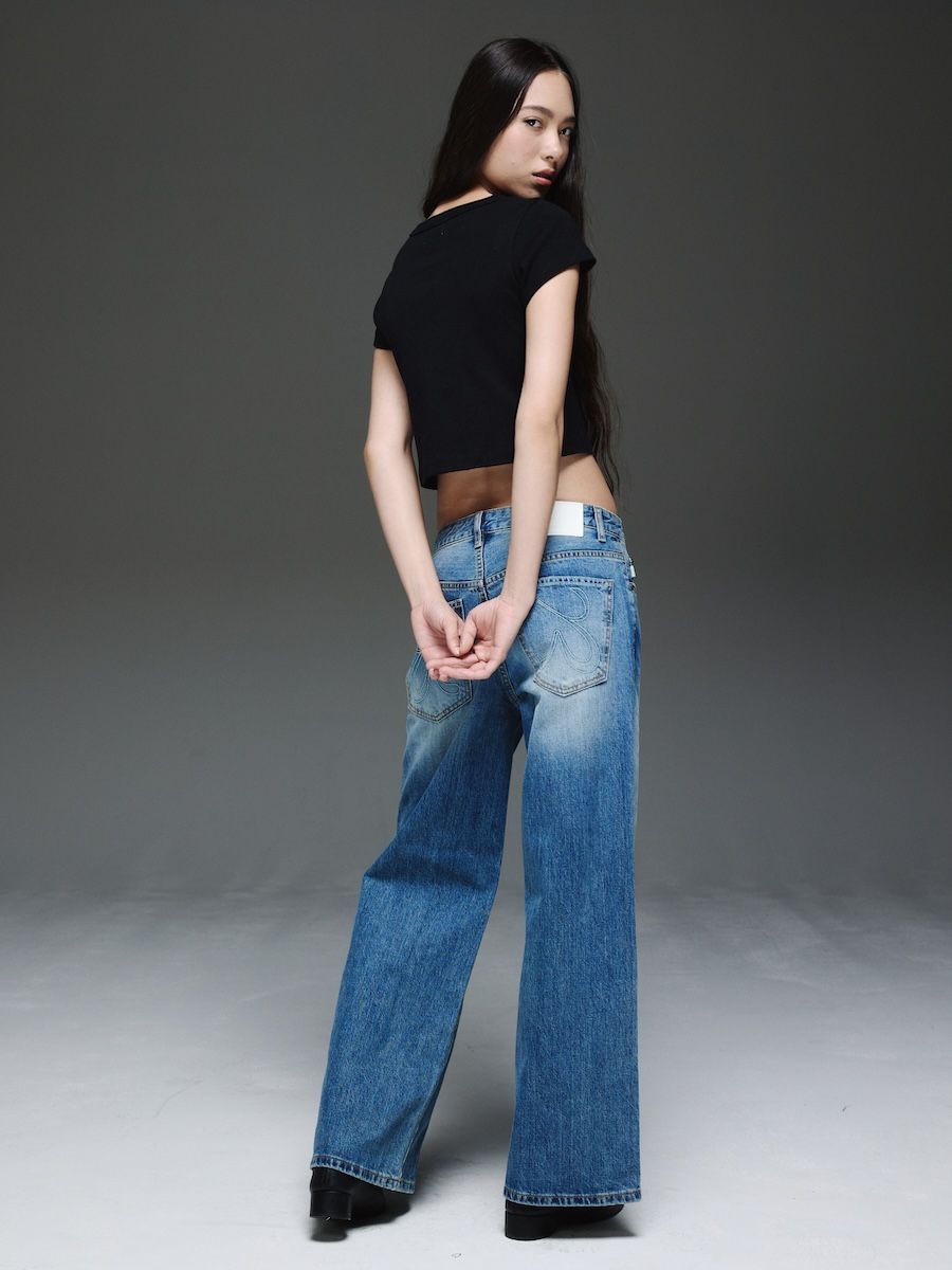 ★GLOWNY★ G COMFORT MINI TEE BLACK MUSINSA | GLOWNY G COMFORT MINI TEE (BLACK)