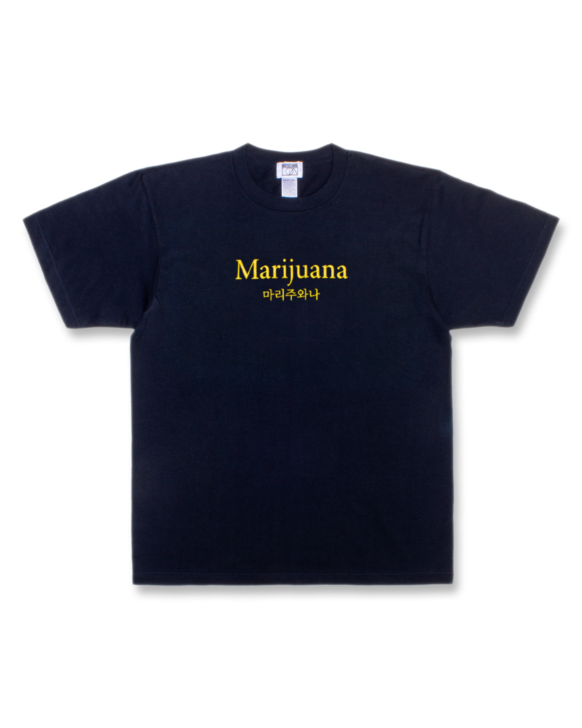 미디엄스(MEDIUMS) Marijuana Tee - Navy (마리주와나 티셔츠)