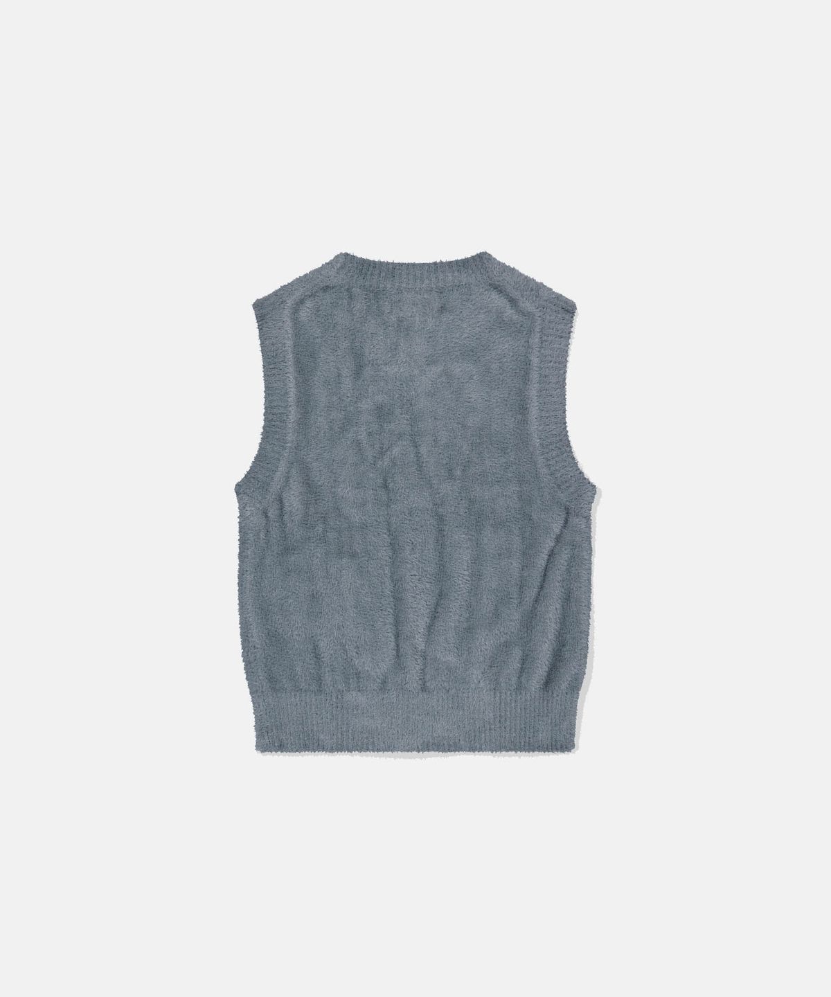 썬러브투어(SUNLOVETOUR) W Cali Shaggy Knit Vest Grey