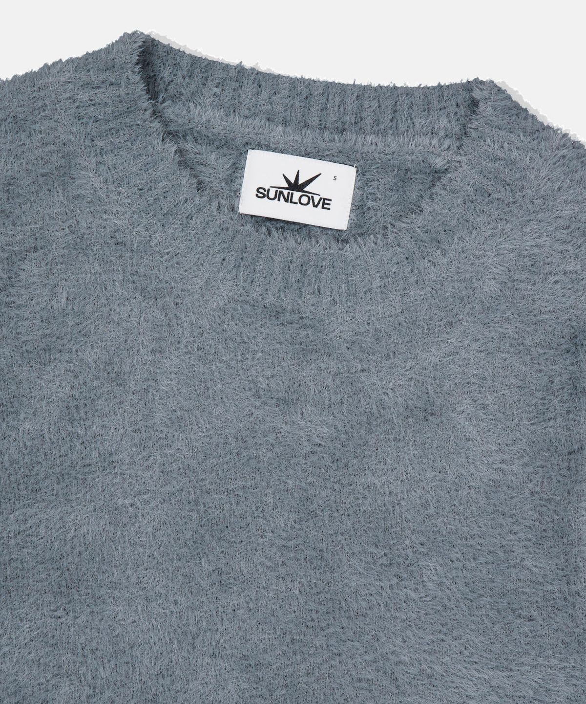 썬러브투어(SUNLOVETOUR) W Cali Shaggy Knit Vest Grey