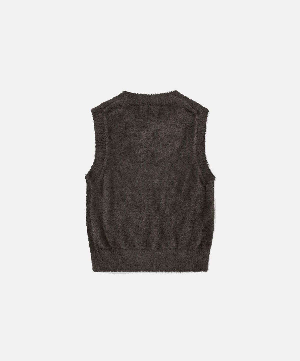 썬러브투어(SUNLOVETOUR) W Cali Shaggy Knit Vest Brown
