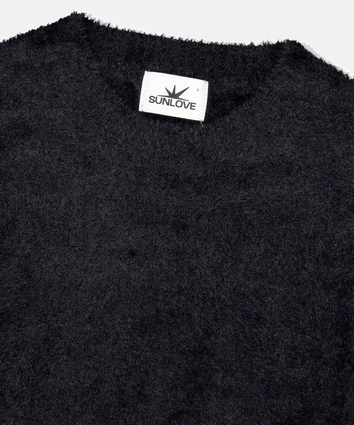 썬러브투어(SUNLOVETOUR) W Cali Shaggy Knit Vest Black