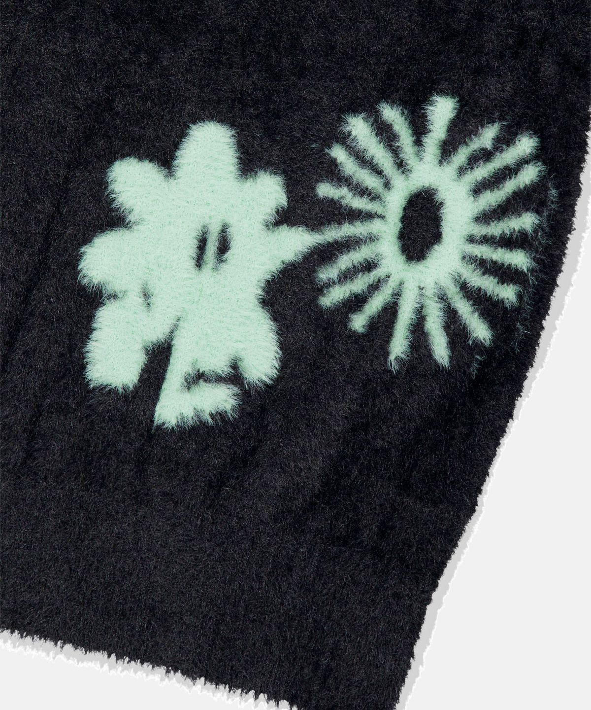 썬러브투어(SUNLOVETOUR) W Cali Shaggy Knit Vest Black