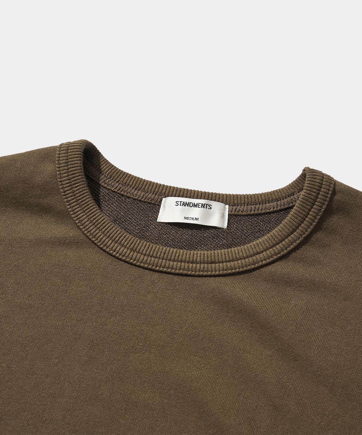 스탠드먼츠(STANDMENTS) COMFY SWEATSHIRT BROWN