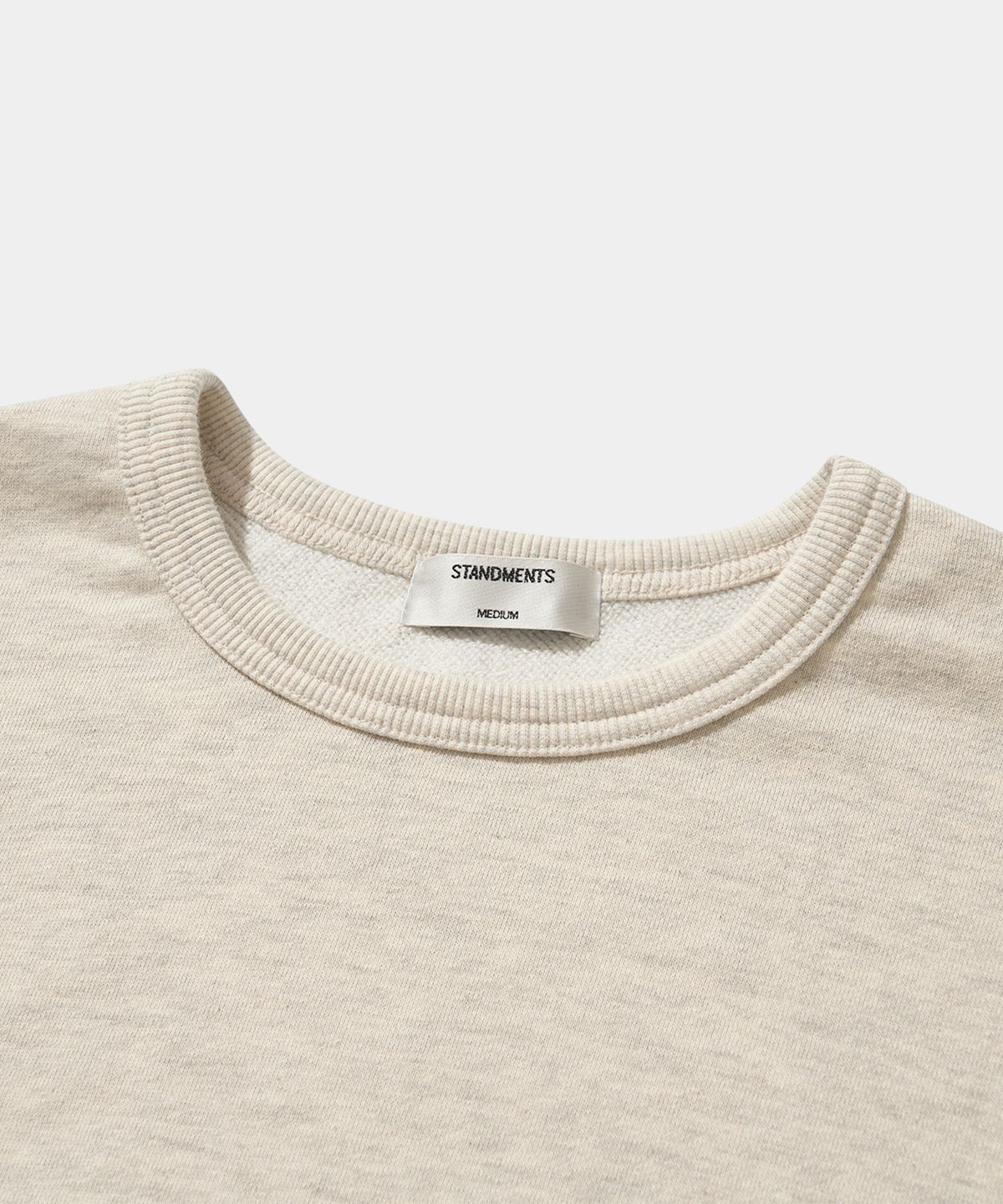 스탠드먼츠(STANDMENTS) COMFY SWEATSHIRT OATMEAL
