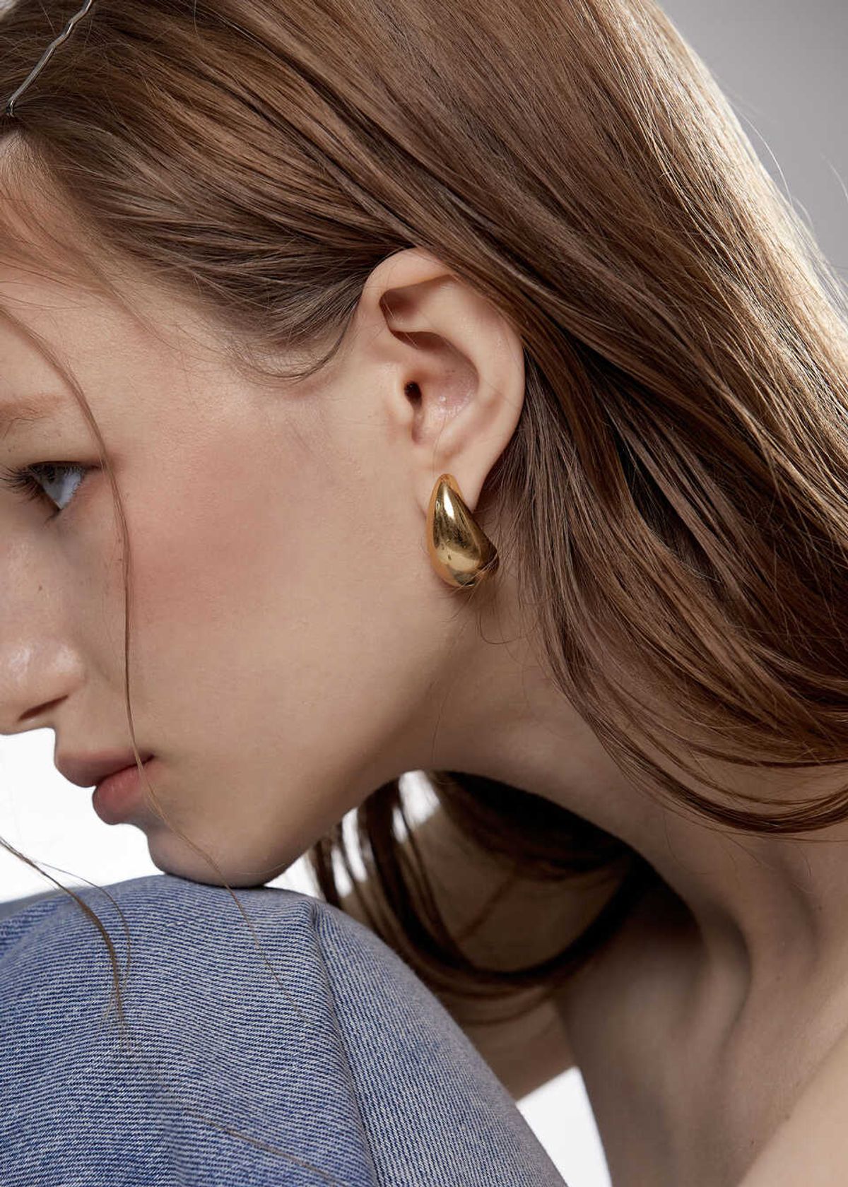 아논(ANON) Giant Nuts Earrings _Gold