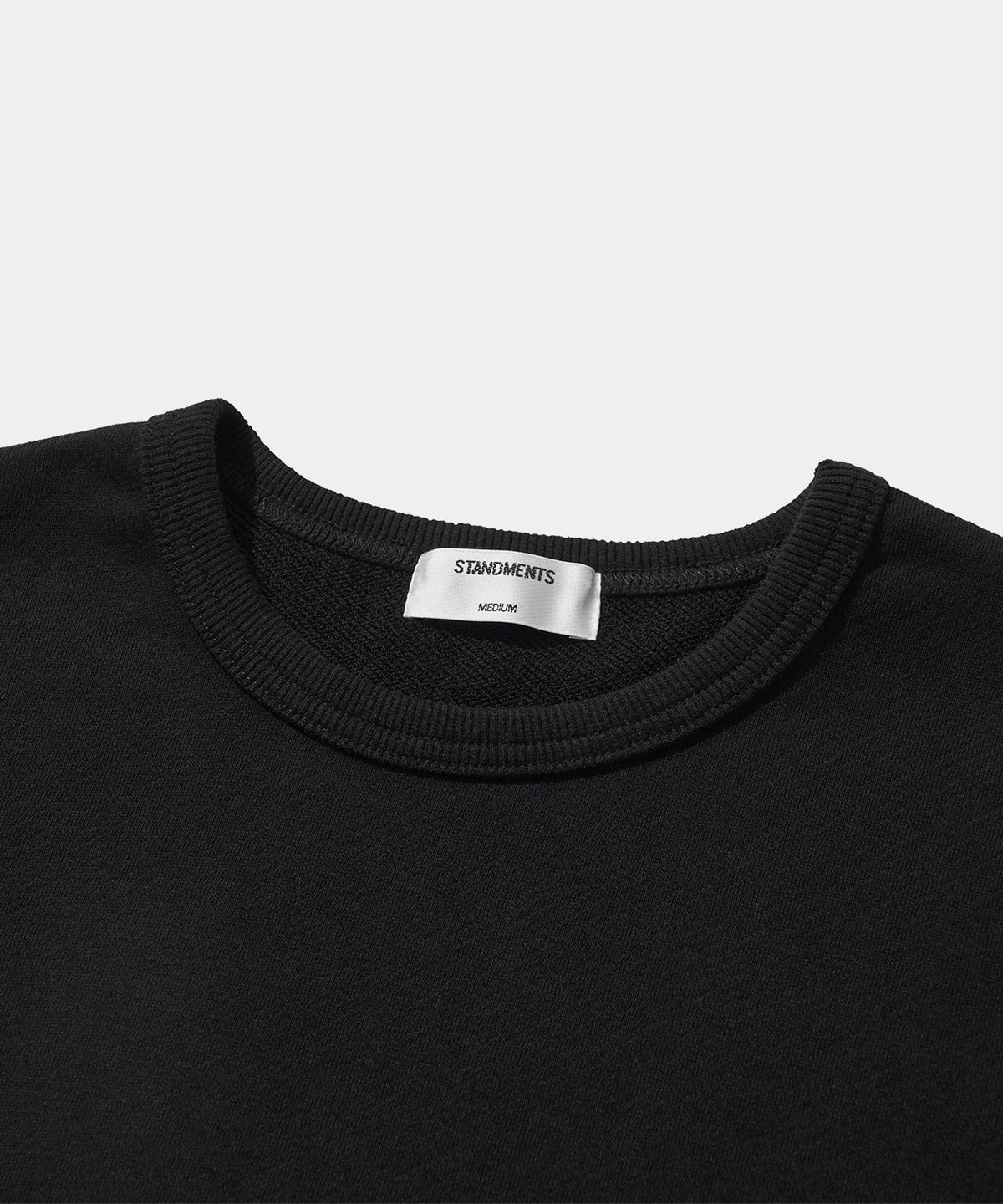 스탠드먼츠(STANDMENTS) COMFY SWEATSHIRT BLACK