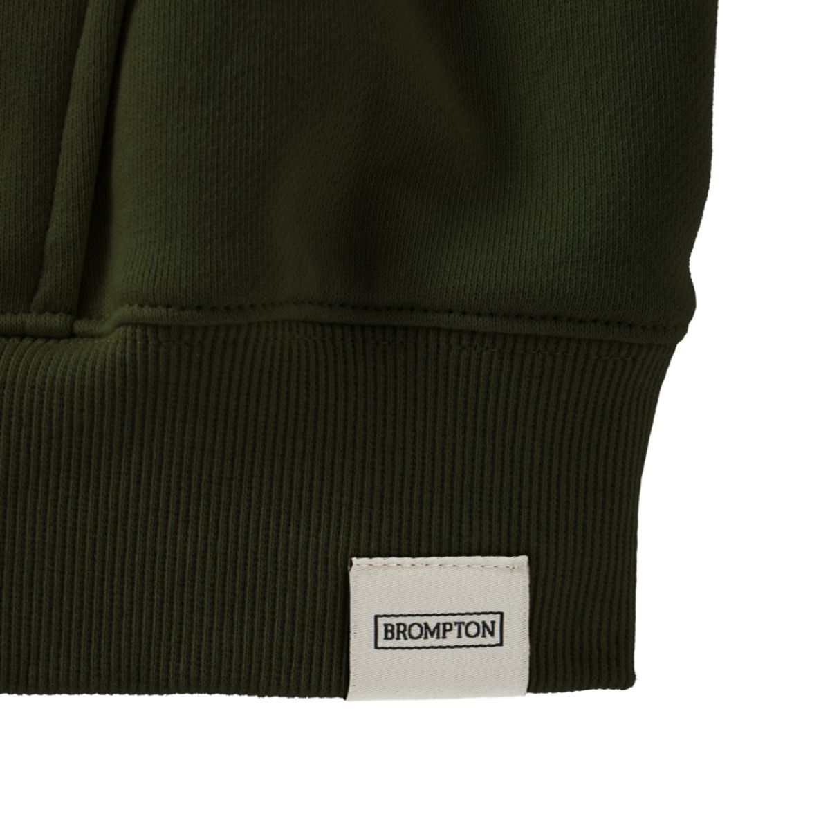 브롬톤 런던(BROMPTON LONDON) CYCLING GRAPHIC HOOD T-SHIRT - KHAKI (P243UHD403)