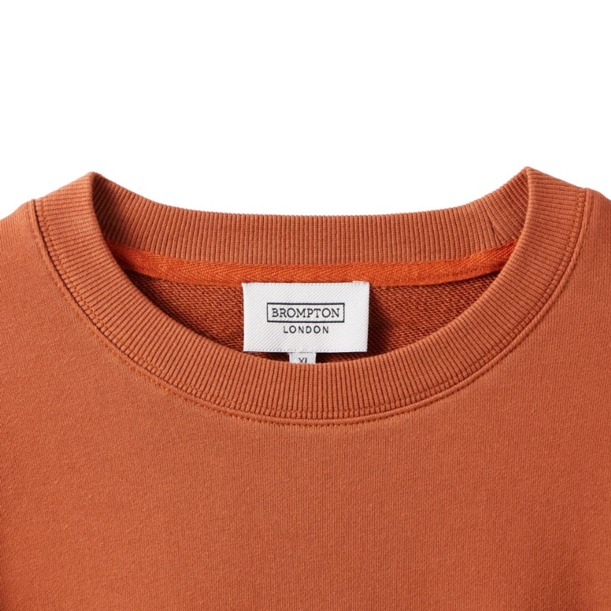 브롬톤 런던(BROMPTON LONDON) LETTERING GRAPHIC SWEATSHIRT - ORANGE (P243USW402)