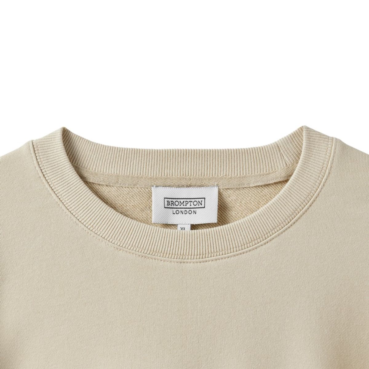 브롬톤 런던(BROMPTON LONDON) LETTERING GRAPHIC SWEATSHIRT - BUTTER (P243USW402)