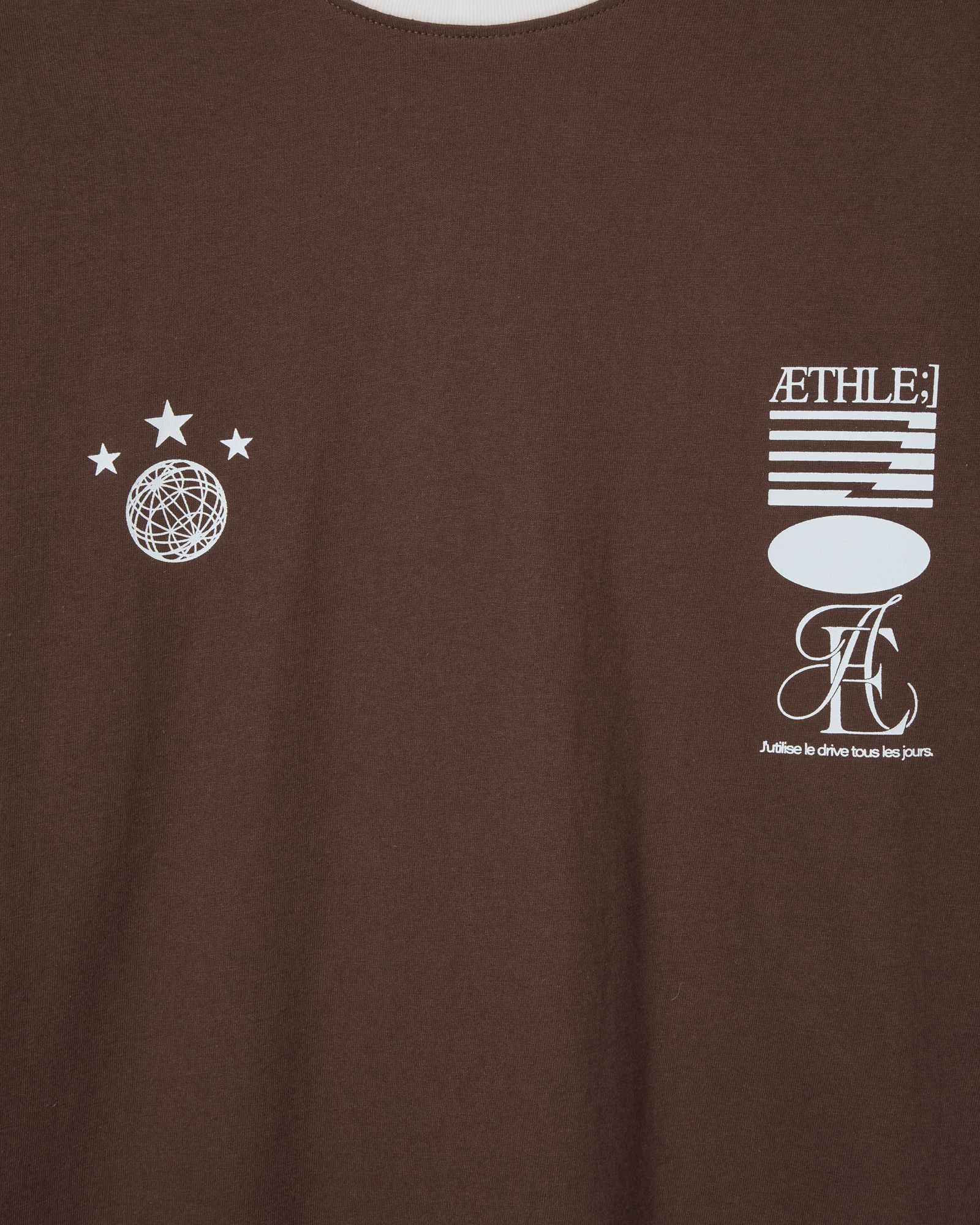 MUSINSA | AEAE ATHLETE STRIPE L/S [BROWN]